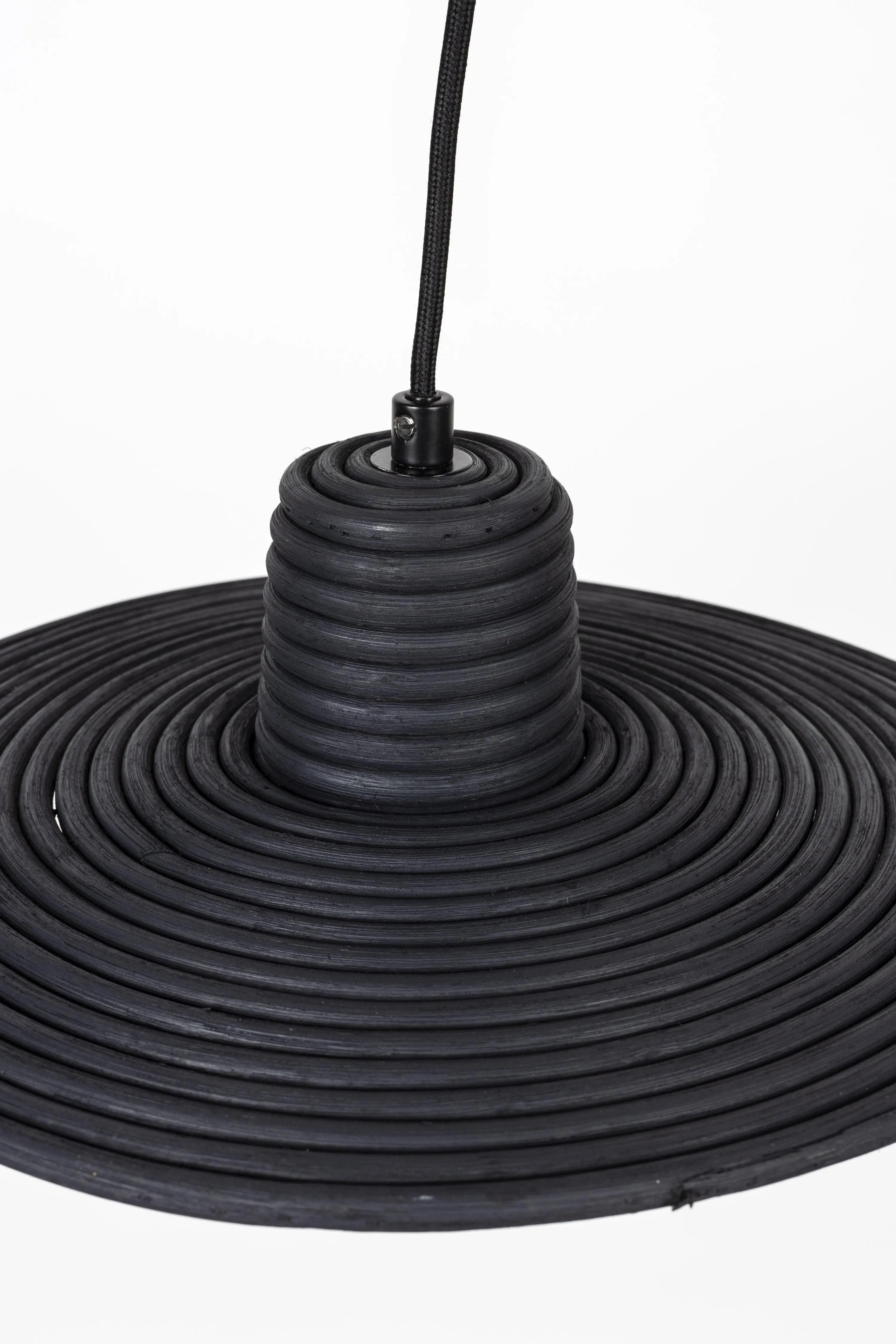 Lampa wisząca BALANCE rattan czarny, marka Zuiver
