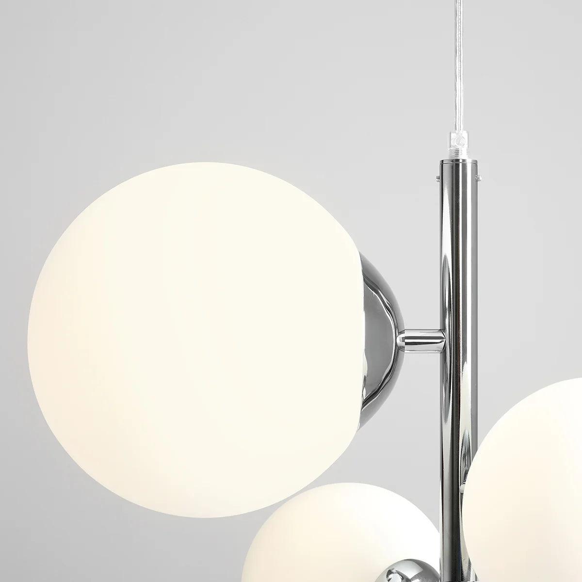 Lampa wisząca BLOOM QUATRO chromowany – styl glamour