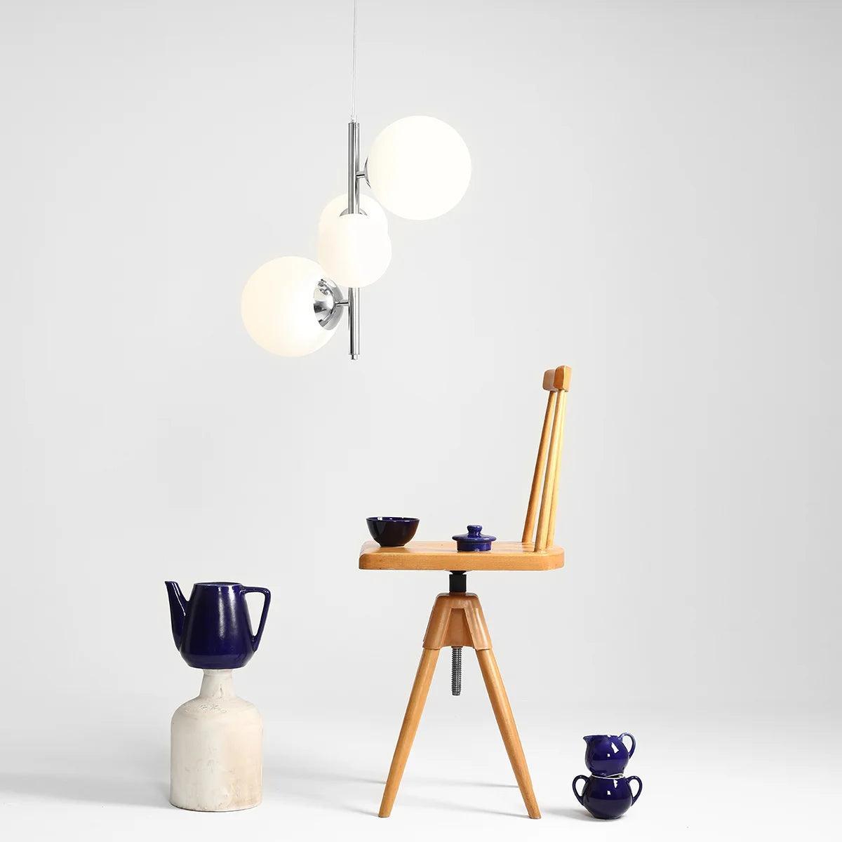 Lampa wisząca BLOOM QUATRO chromowany – szkło, Artera