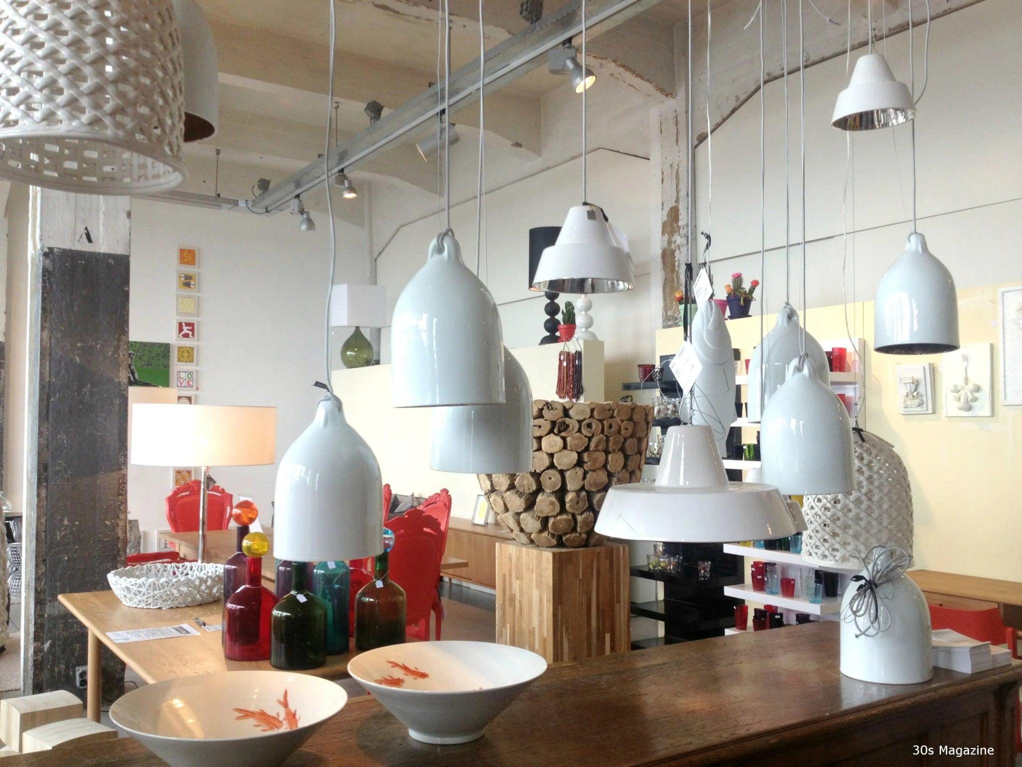 Lampa wisząca BUFFER biała porcelana Pols Potten Eye on Design