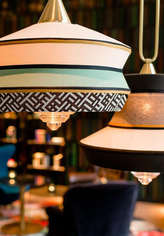 Lampa wisząca CALYPSO ANTIGUA miętowy Contardi Eye on Design