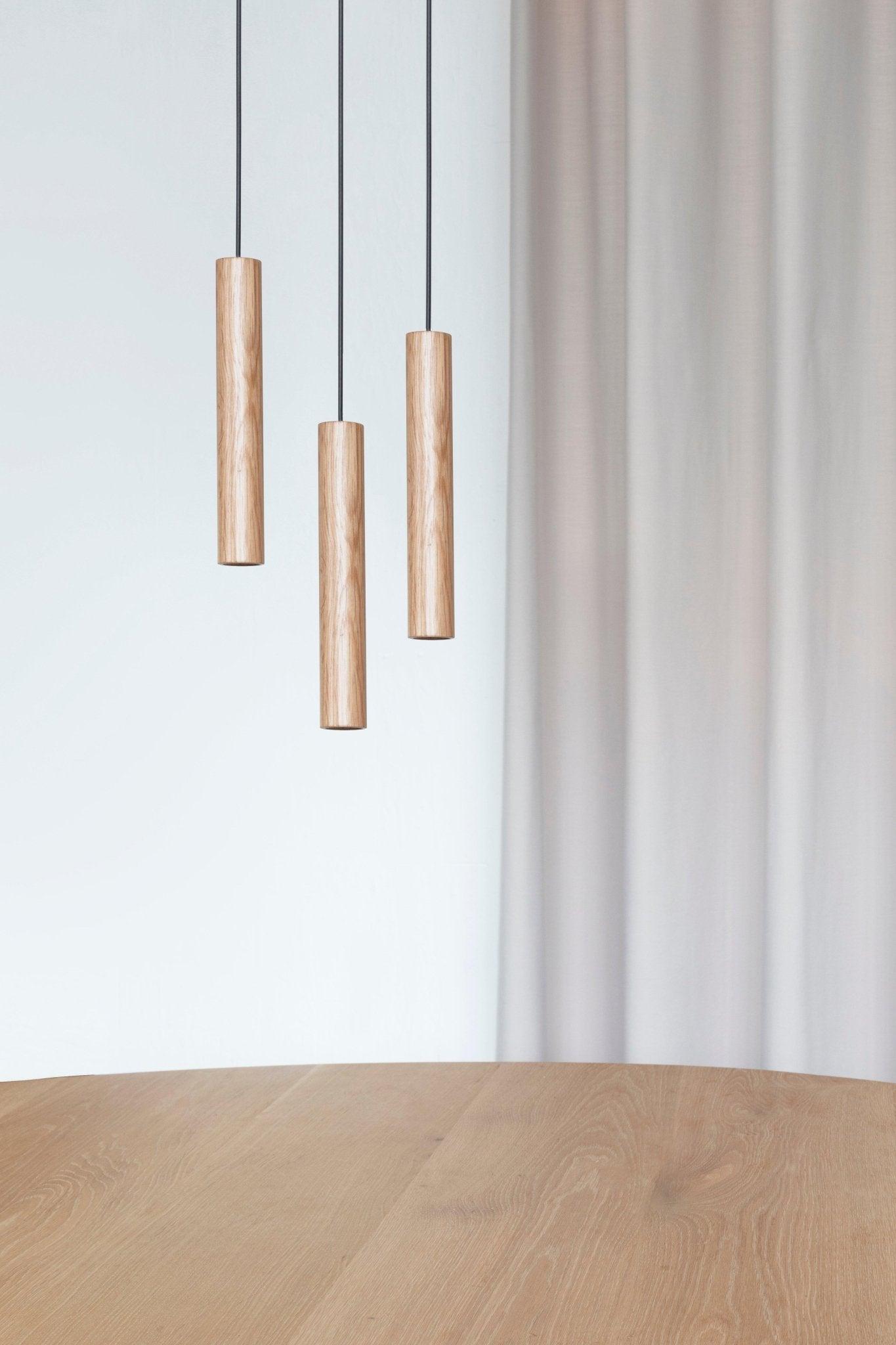 Lampa wisząca CHIMES CLUSTER 3 dąb UMAGE Eye on Design