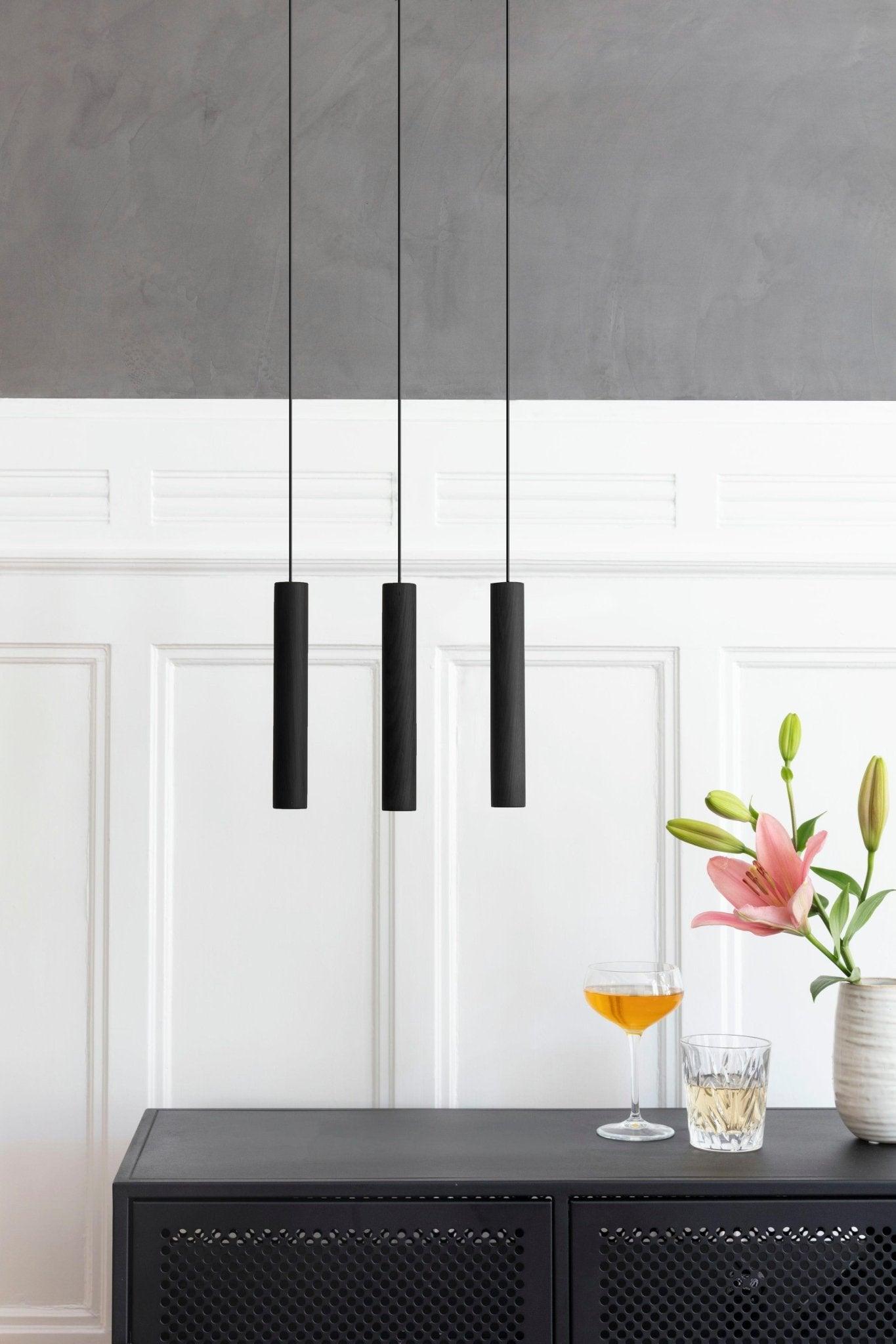 Lampa wisząca CHIMES czarny dąb UMAGE Eye on Design