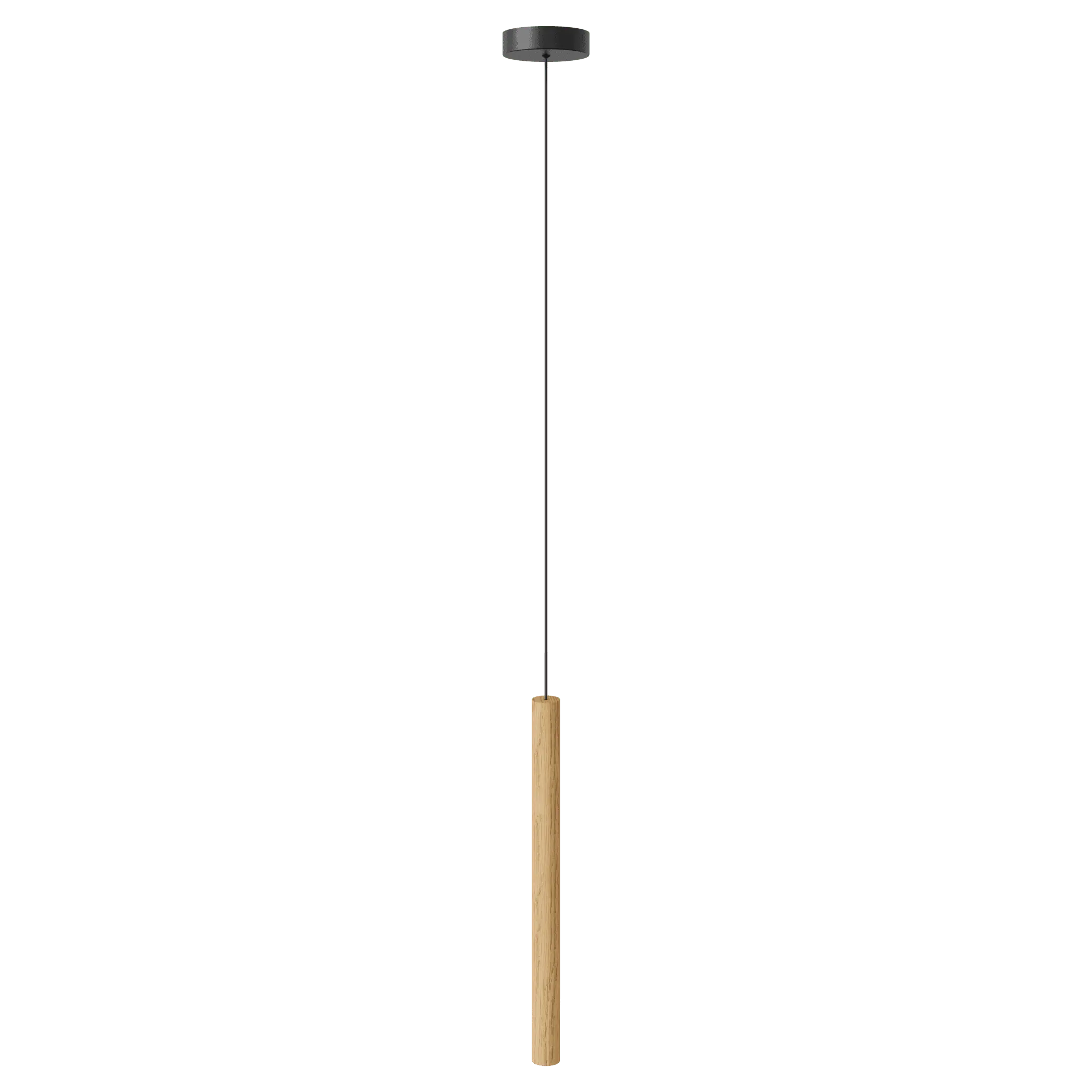 Lampa wisząca CHIMES TALL dąb z oświetleniem LED