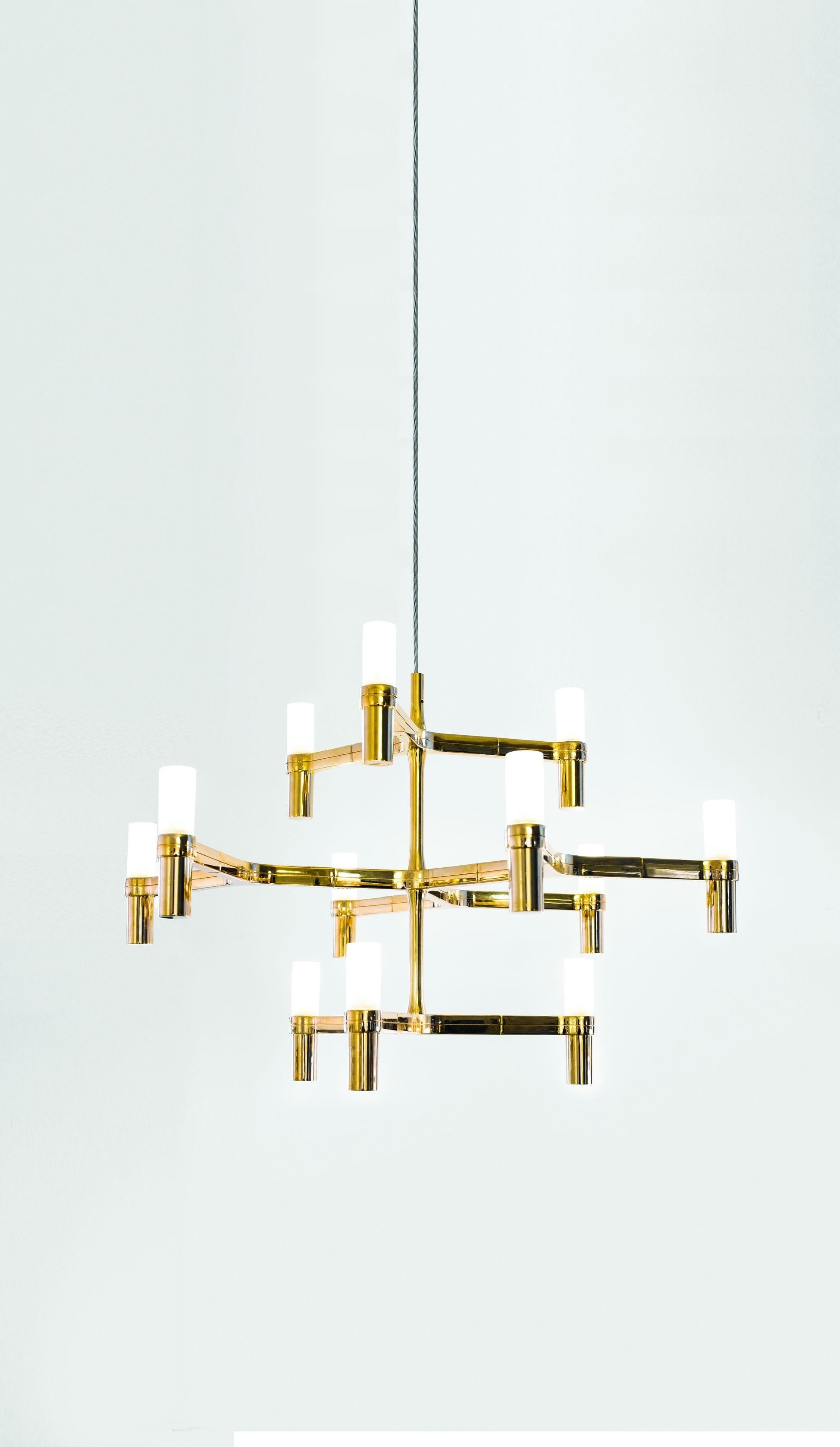 Lampa wisząca CROWN MINOR złoty – styl nowoczesny