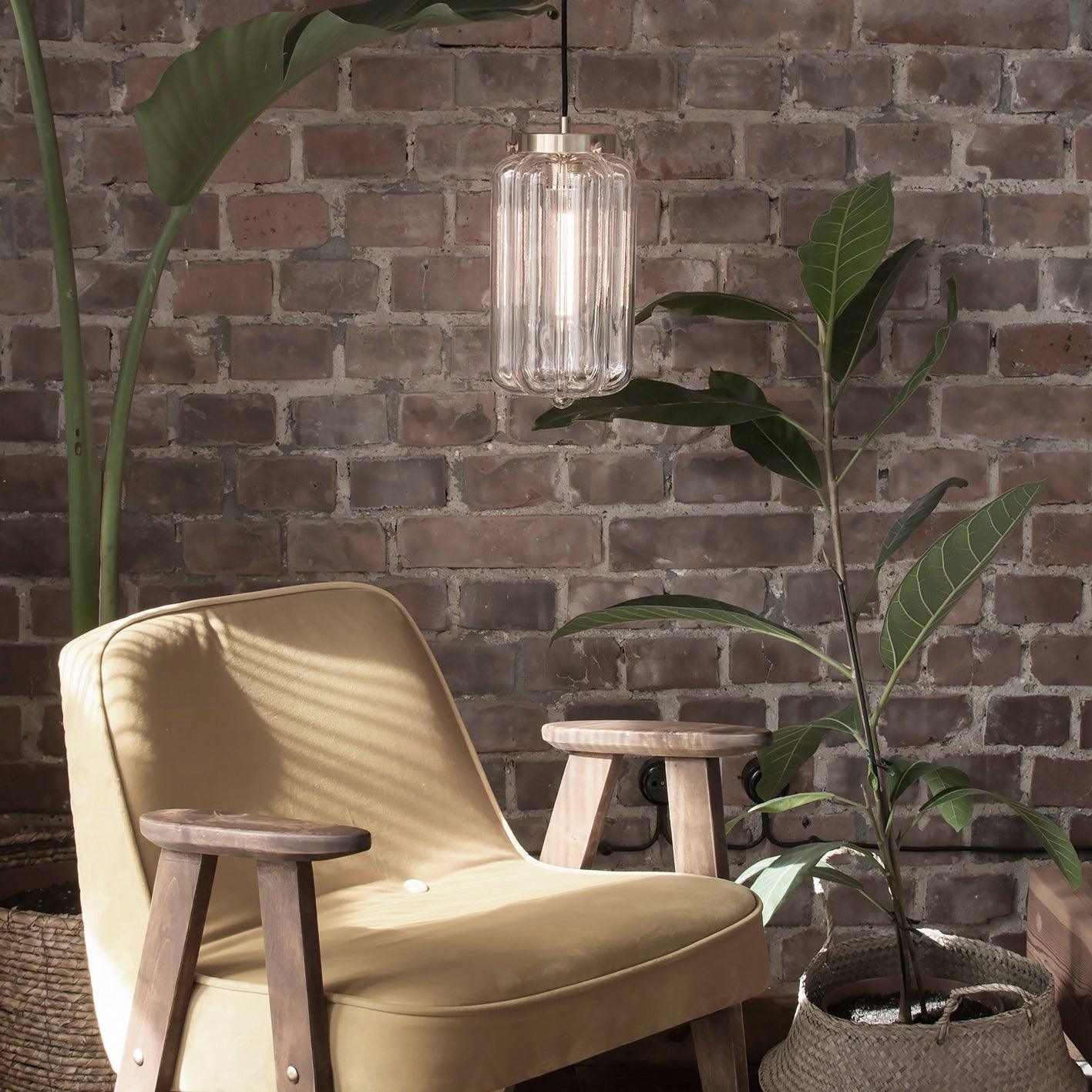 Lampa wisząca DECO mosiężny Embassy Interiors Eye on Design