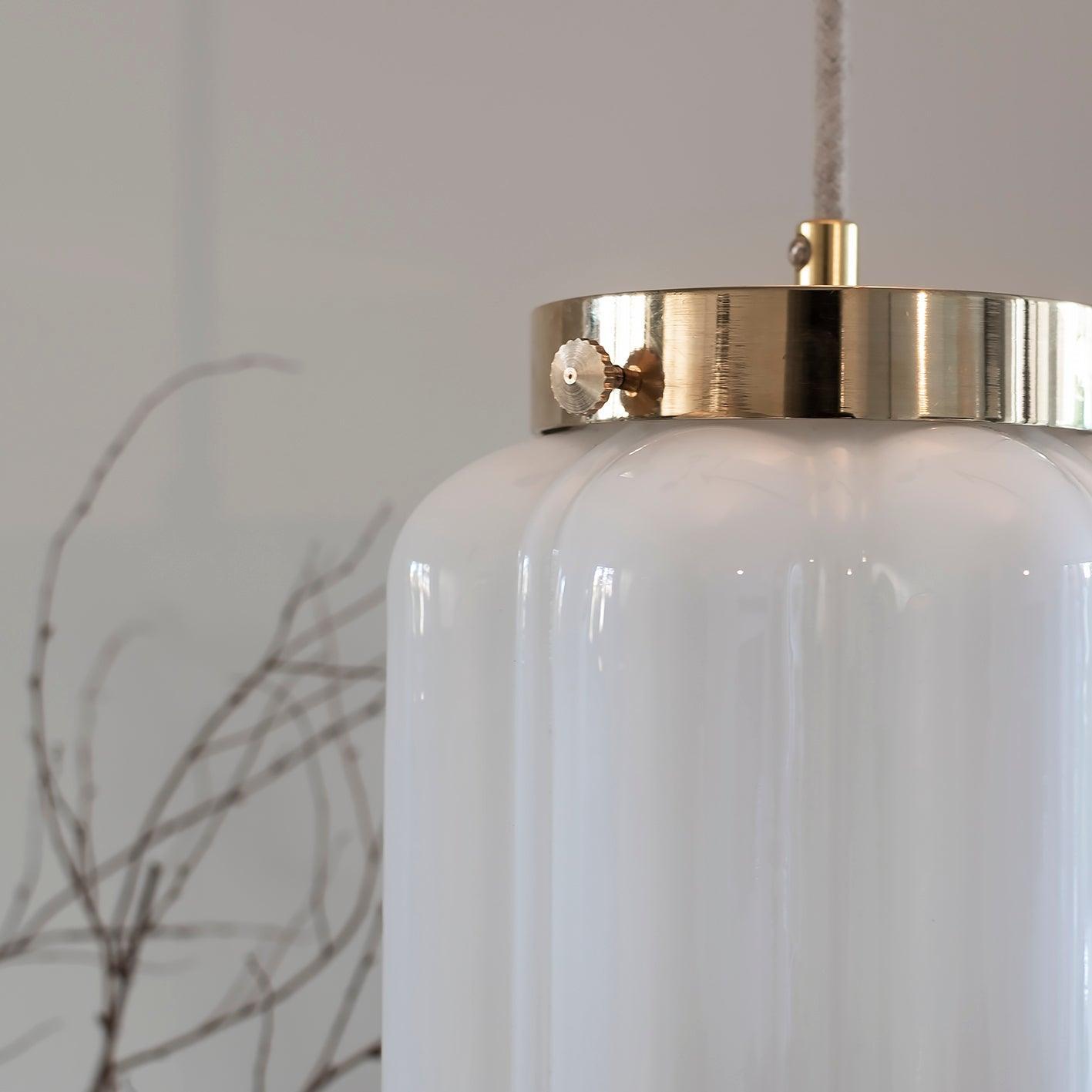 Lampa wisząca DECO mosiężny Embassy Interiors Eye on Design