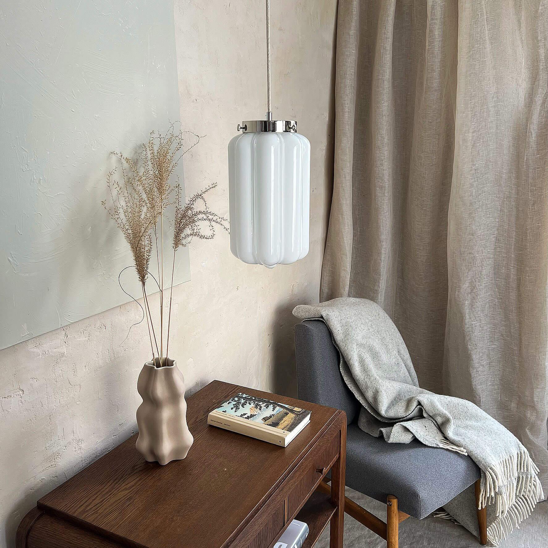 Lampa wisząca DECO nikiel, marka Embassy Interiors