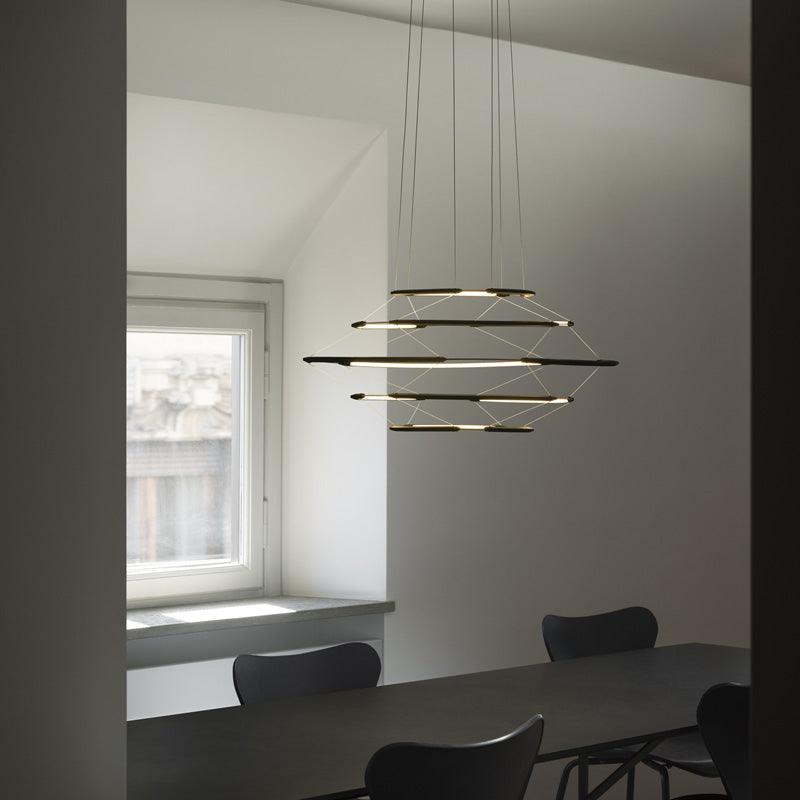 Lampa wisząca DROP 5 srebrny, marka Nemo Lighting