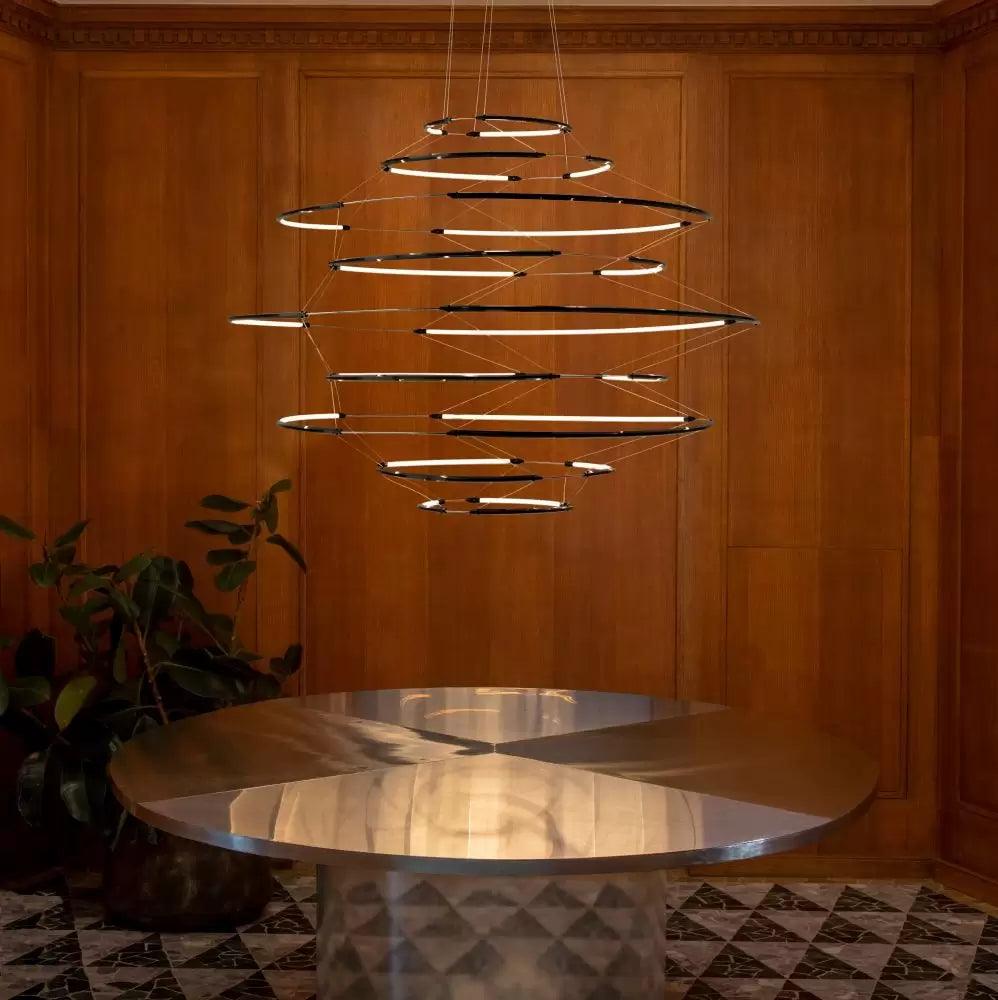 Lampa wisząca DROP 7 czarny Nemo Eye on Design