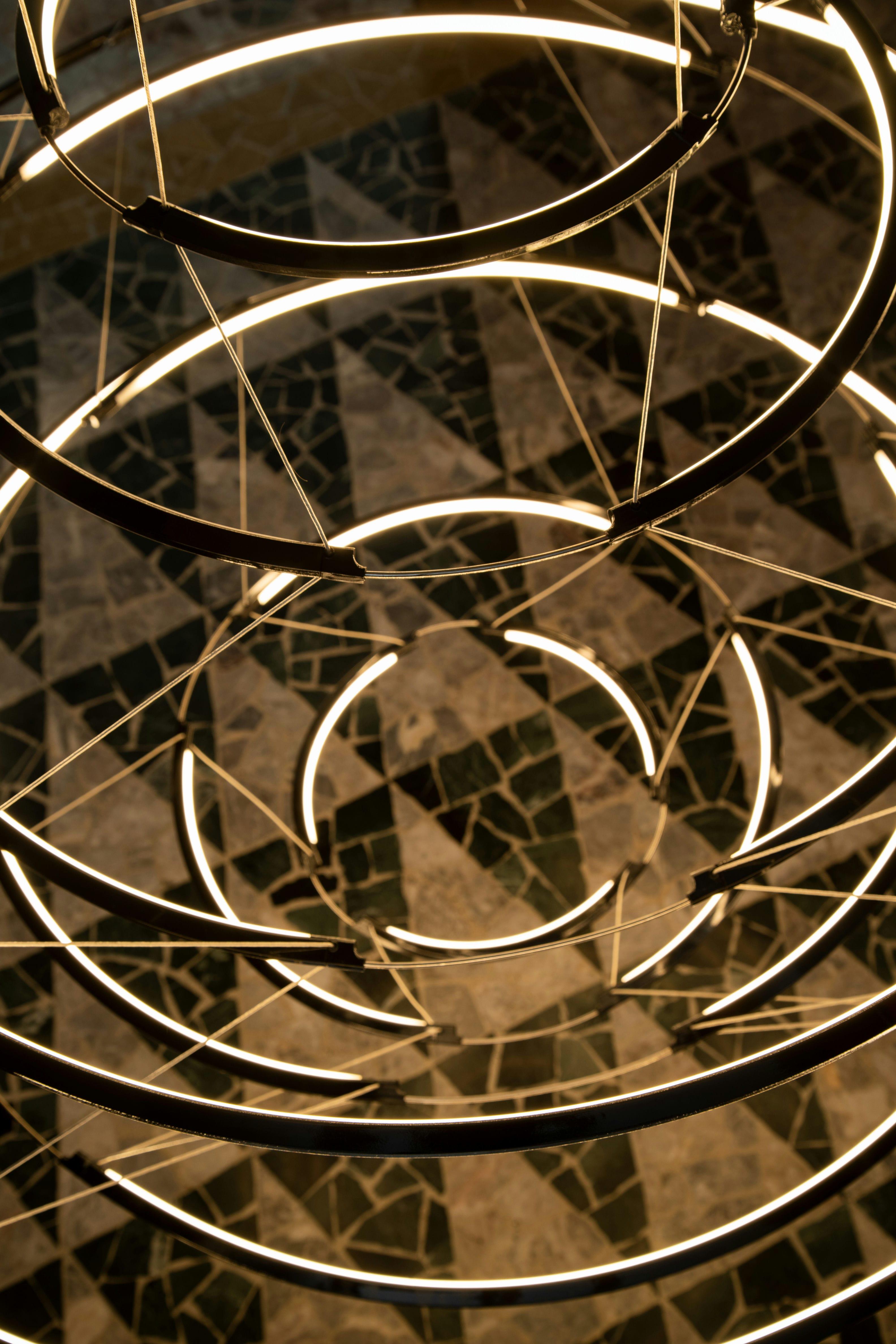 Lampa wisząca DROP 9 srebrny – Nemo Lighting