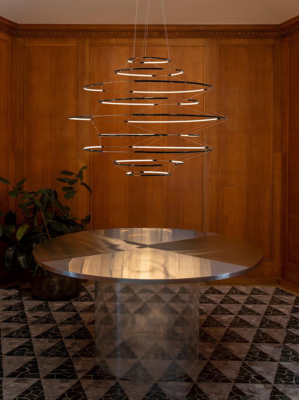 Lampa wisząca DROP 9 srebrny, marka Nemo Lighting