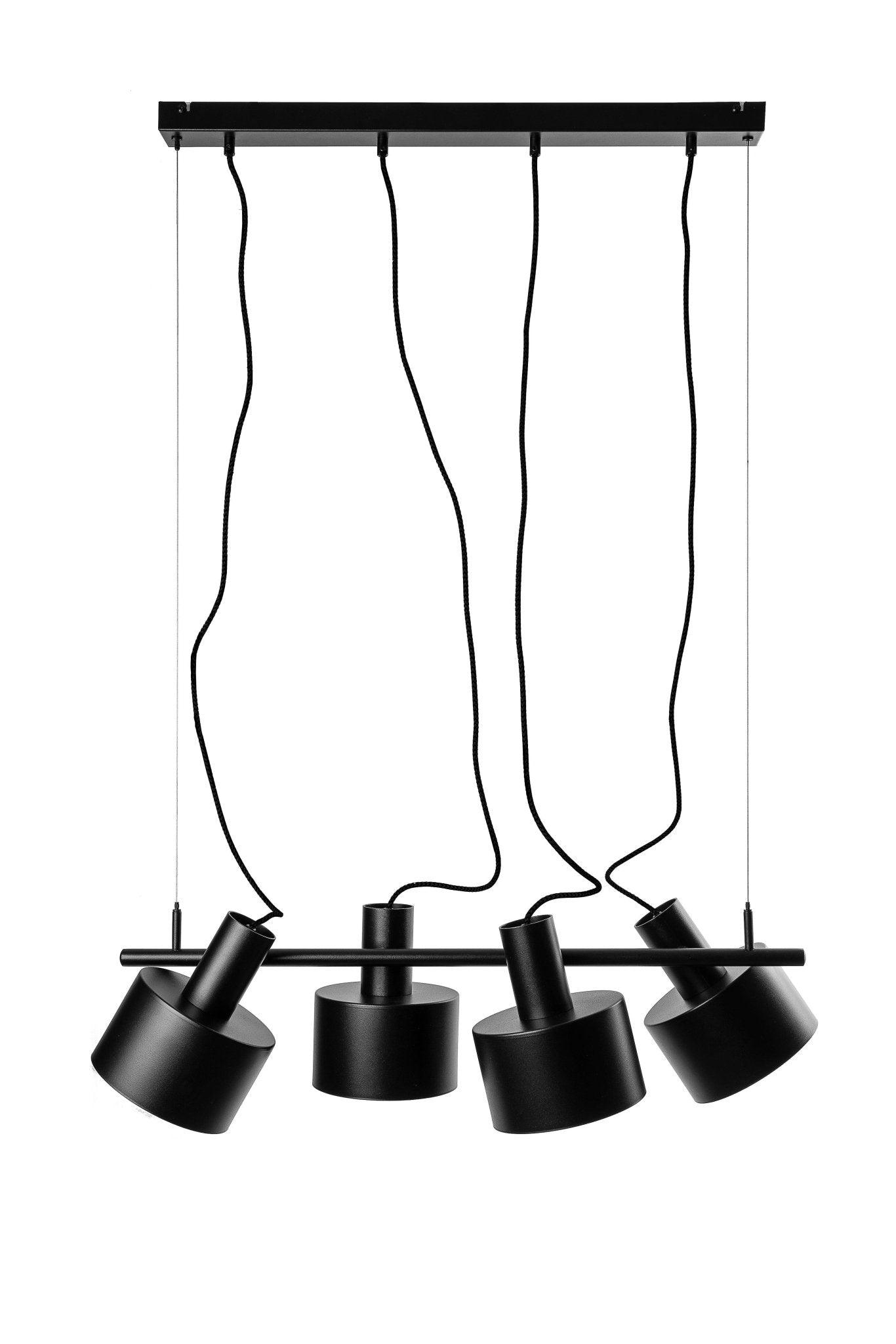 Lampa wisząca ENKEL QUATTRO czarny Ummo Eye on Design