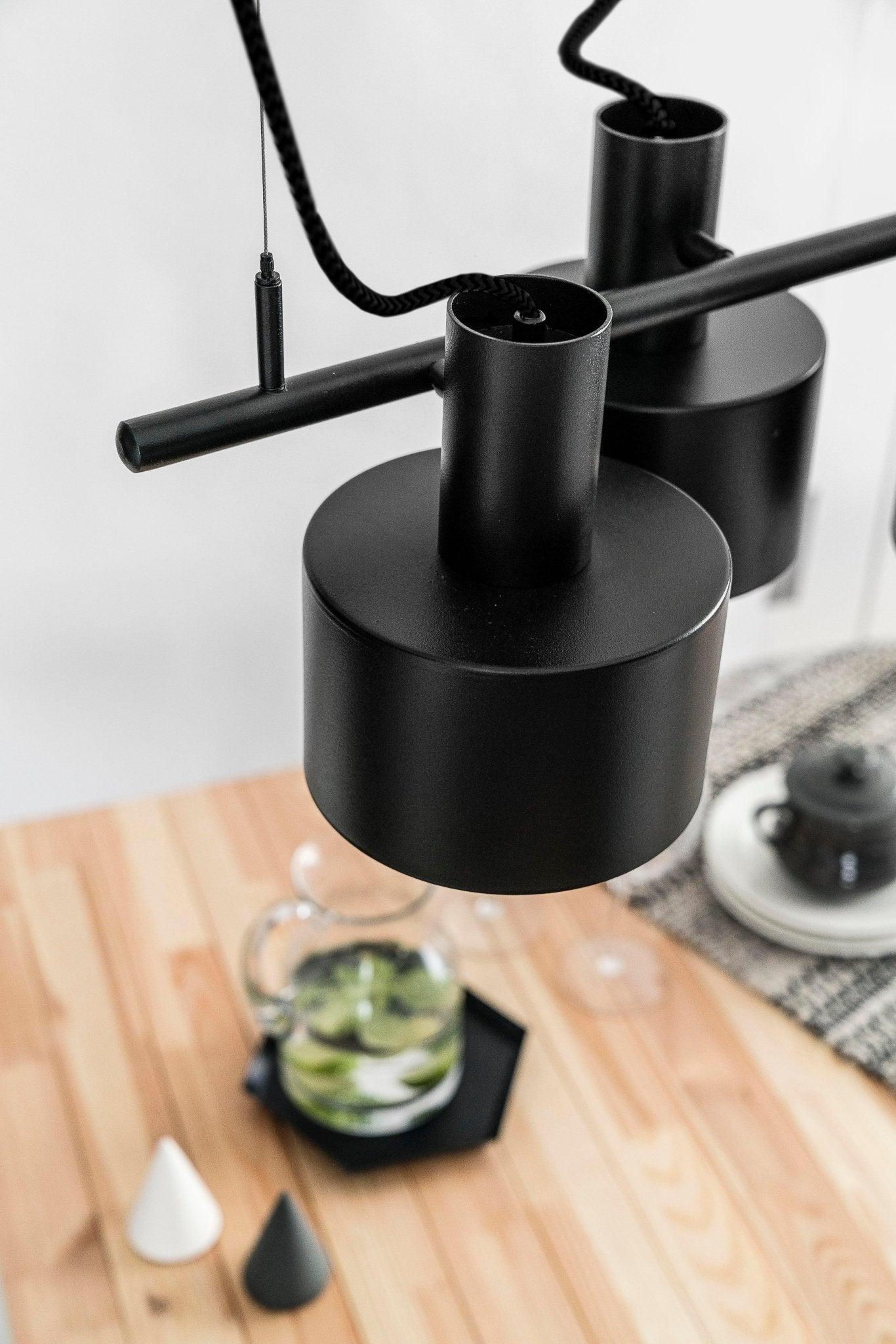 Lampa wisząca ENKEL QUATTRO czarny Ummo Eye on Design