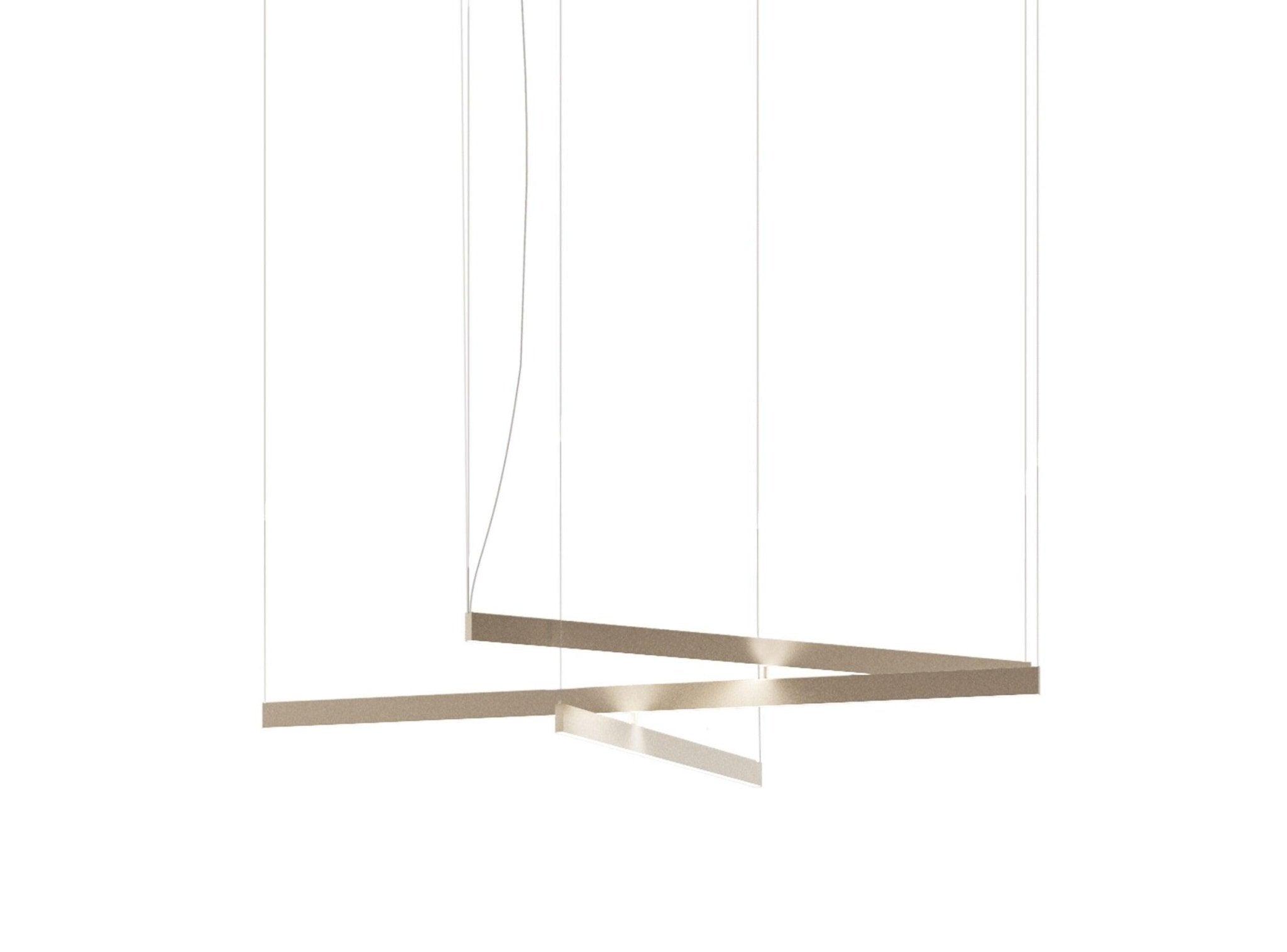 Lampa wisząca FLY MULTIPLE satynowy złoty Contardi Eye on Design