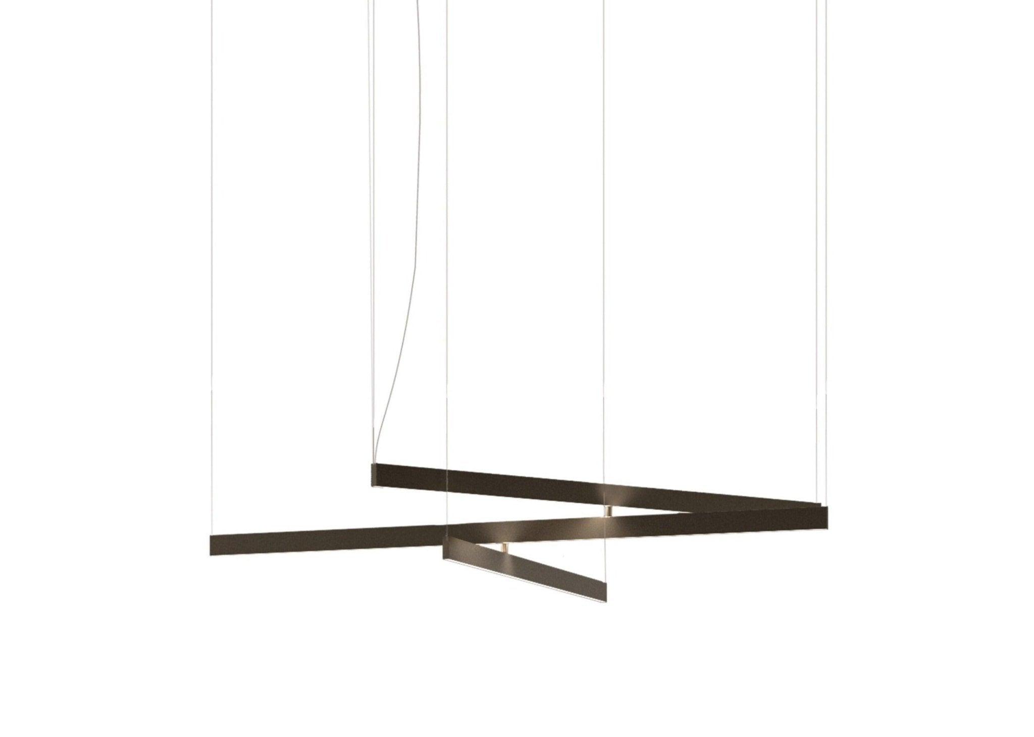 Lampa wisząca FLY MULTIPLE szczotkowany brąz Contardi Eye on Design