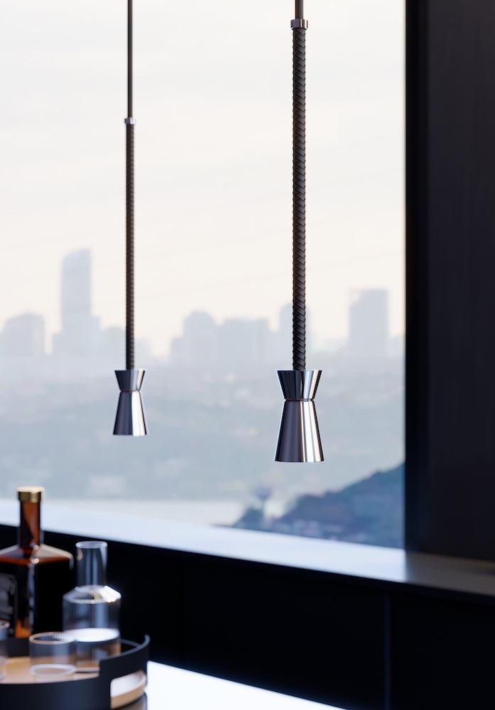 Lampa wisząca G+T srebrny – mosiądz