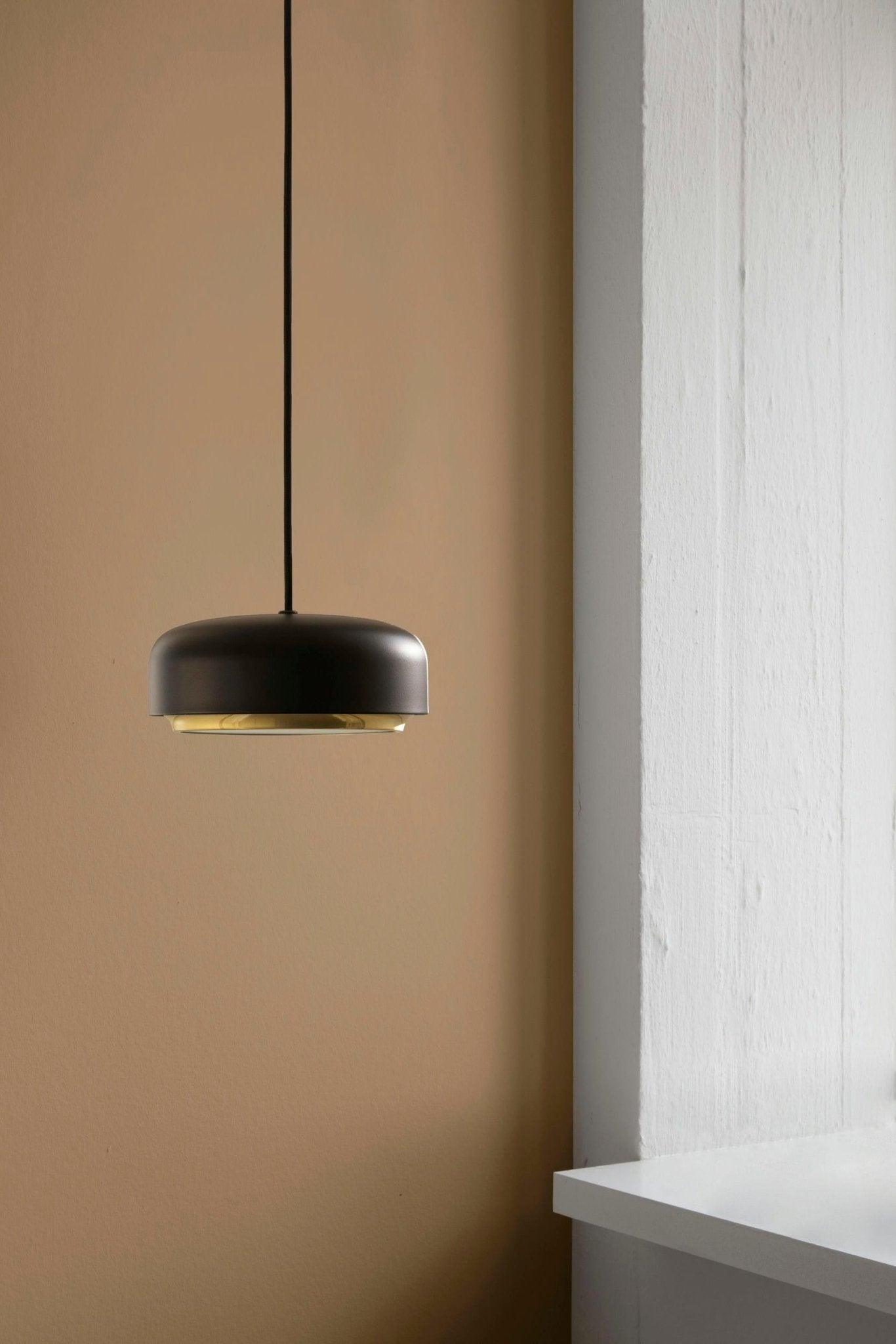 Lampa wisząca HAZEL czarny – drewno orzechowe, Umage