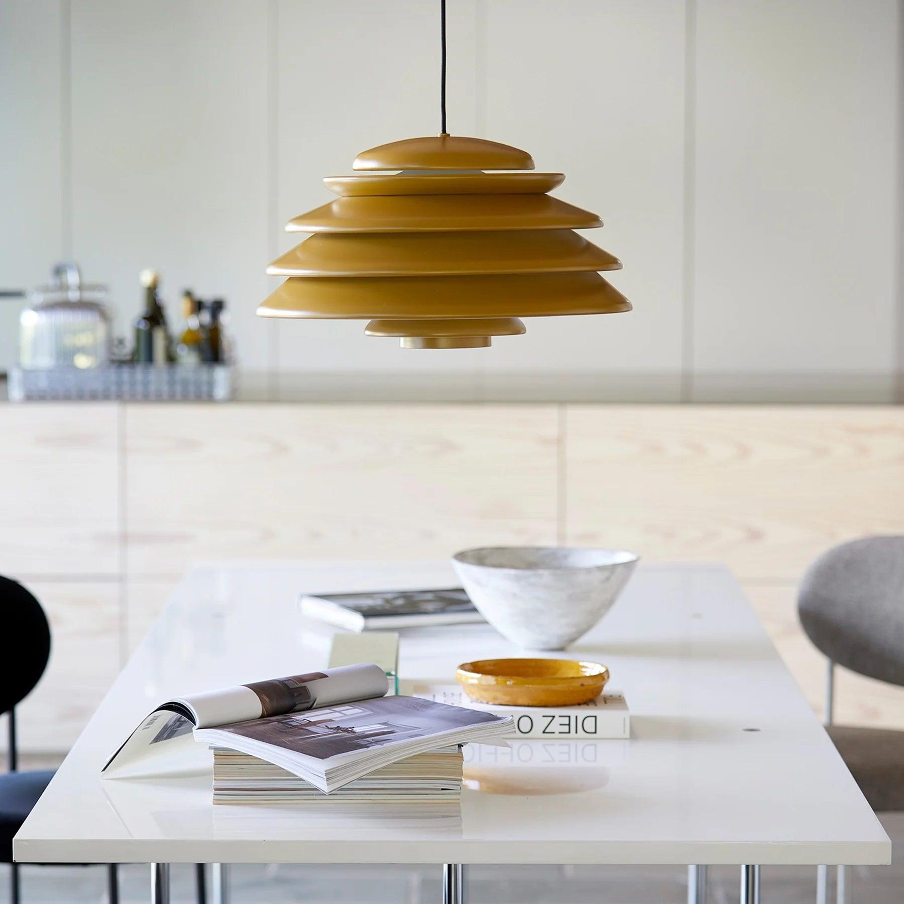 Lampa wisząca HIVE żółty – Verpan