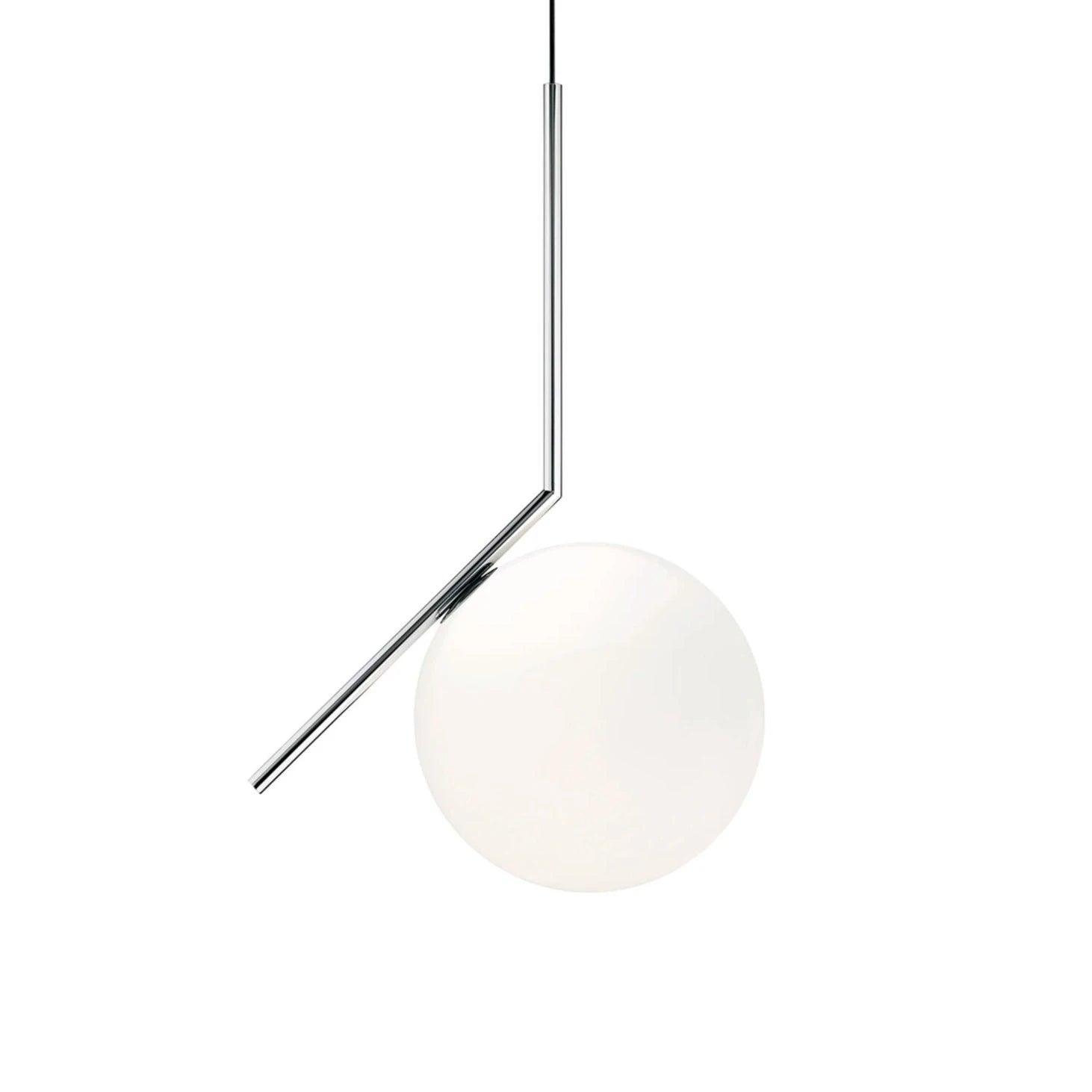 Lampa wisząca IC LIGHTS chromowany Flos L bez żarówki Eye on Design