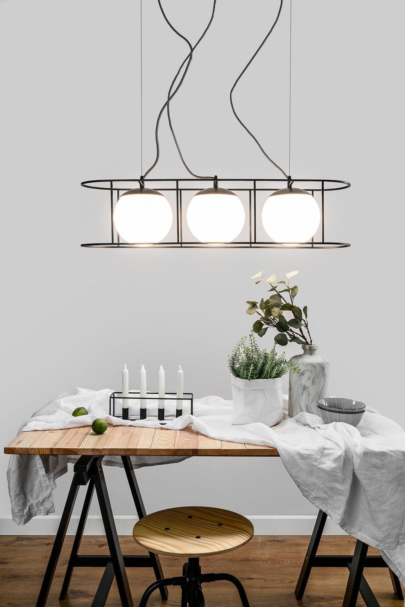 Lampa wisząca KUGLO TRIO czarny Ummo Eye on Design