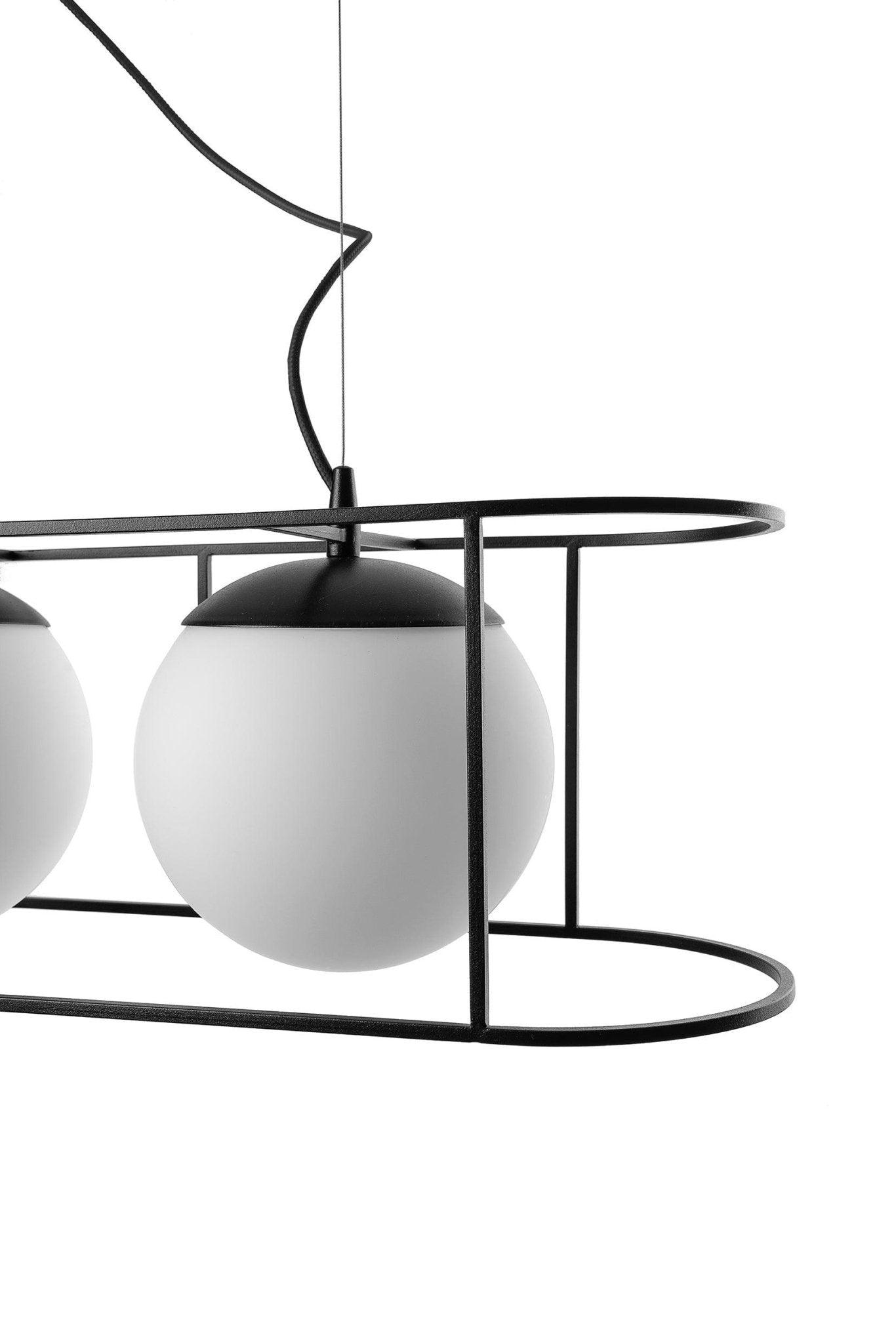 Lampa wisząca KUGLO TRIO czarny Ummo Eye on Design