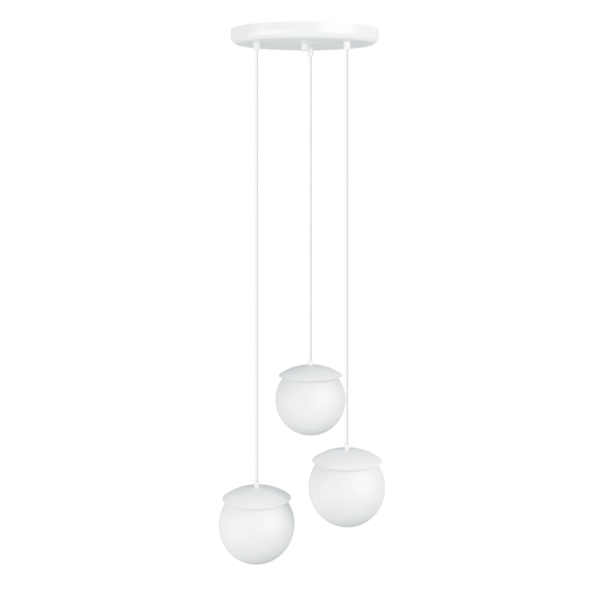 Lampa wisząca KUUL TRE biały Ummo 3x15 cm Eye on Design