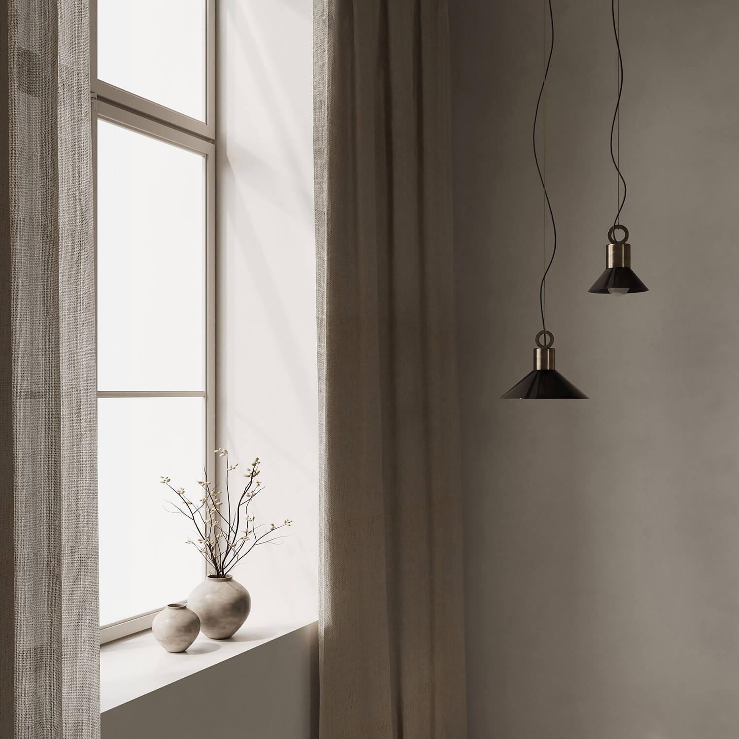 Lampa wisząca MALMO czarny Embassy Interiors Eye on Design