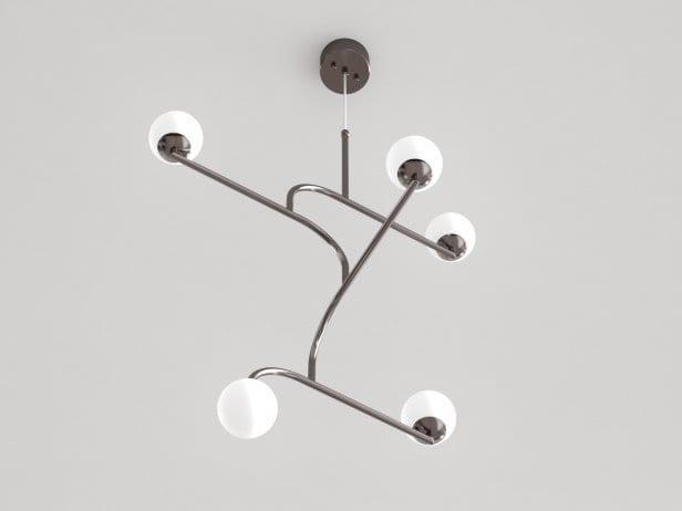 Lampa wisząca MOBIL GRAND nikiel Pholc Eye on Design