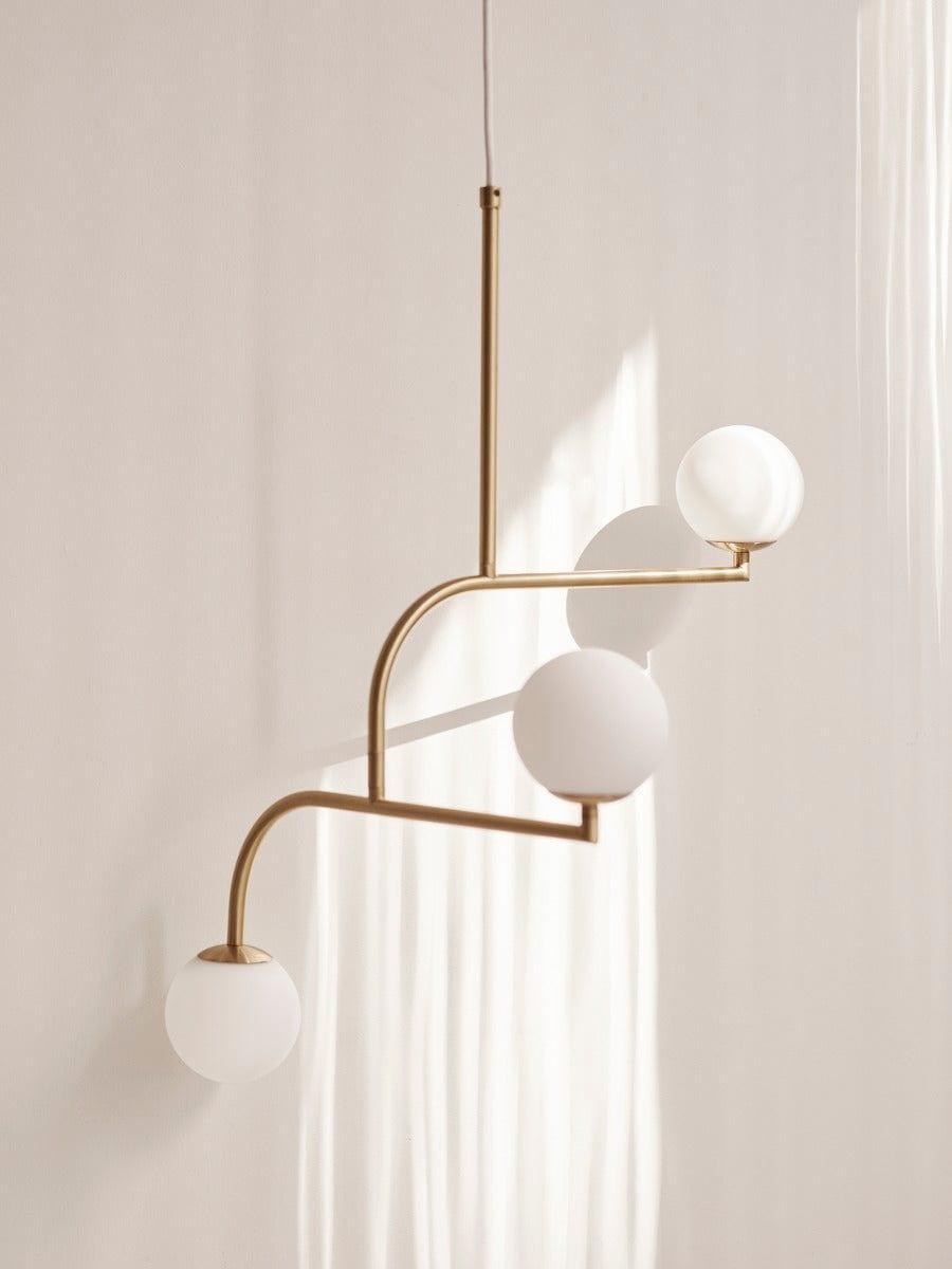 Lampa wisząca MOBIL mosiężny Pholc Eye on Design