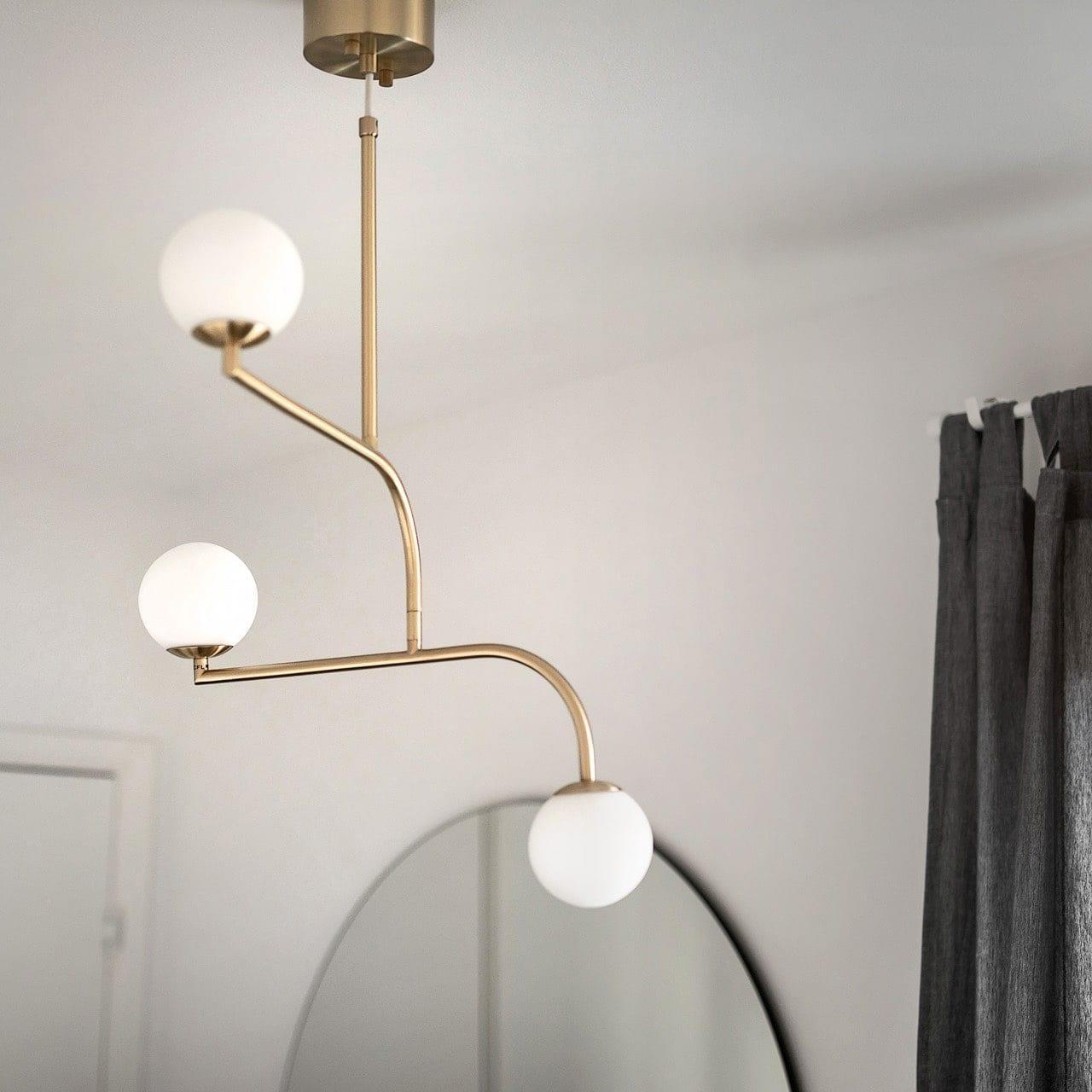 Lampa wisząca MOBIL mosiężny Pholc Eye on Design