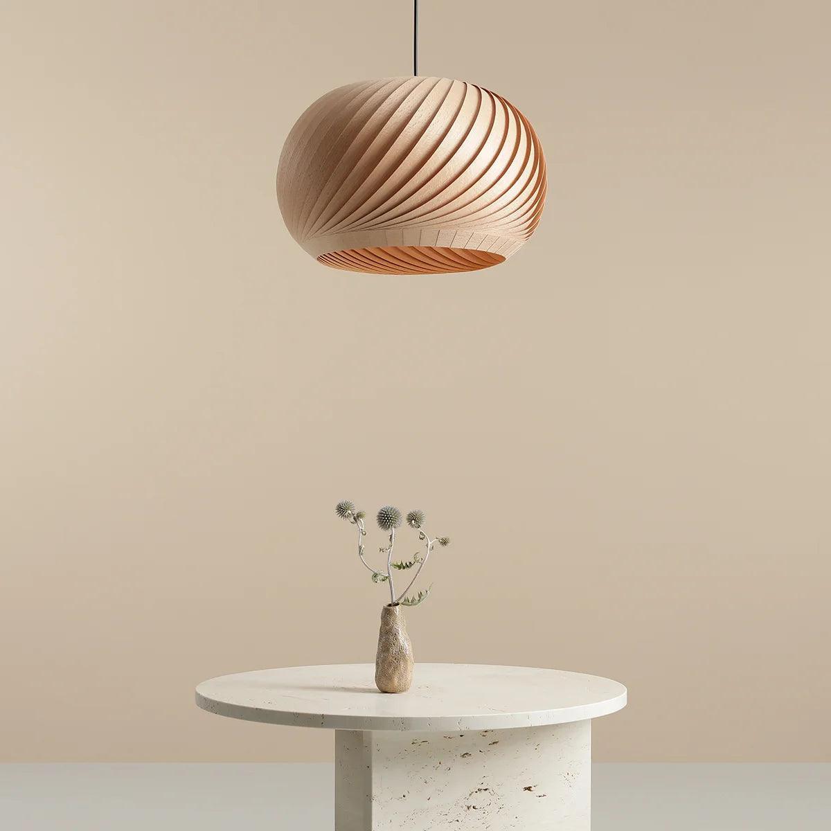Lampa wisząca NATURE brązowy – styl skandynawski