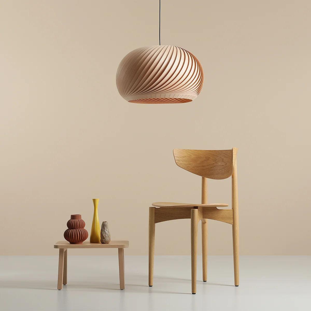Lampa wisząca NATURE brązowy – styl skandynawski