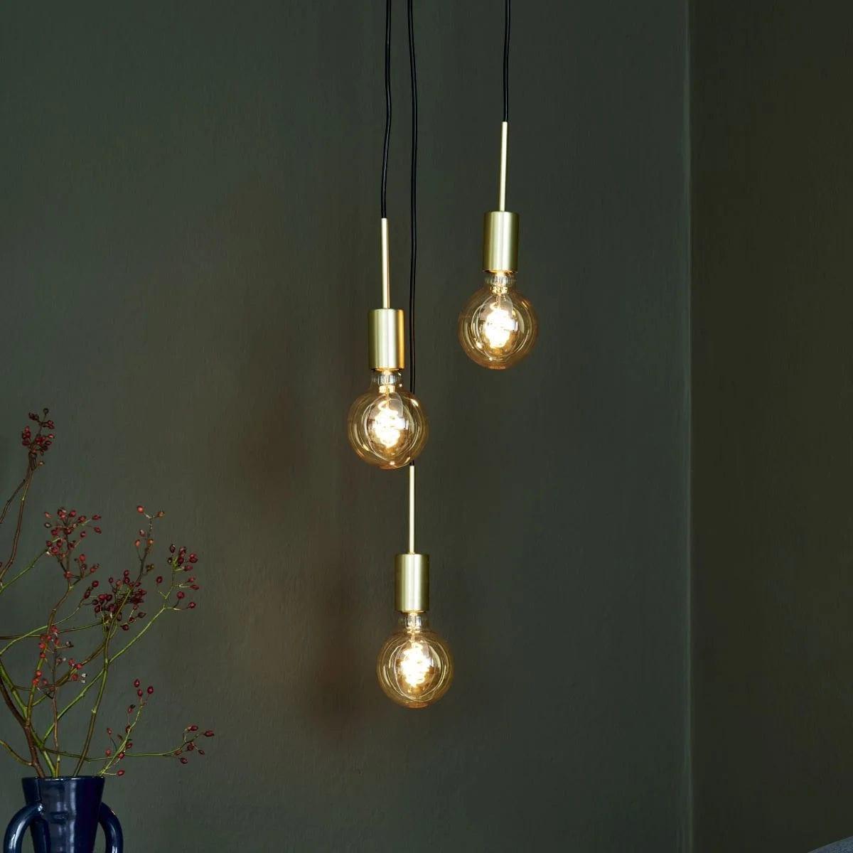 Lampa wisząca PACO TRIO złoty Nordlux Eye on Design