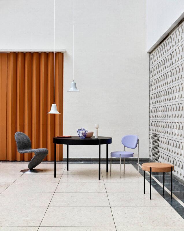 Lampa wisząca PANTOP niebieski Verpan Eye on Design