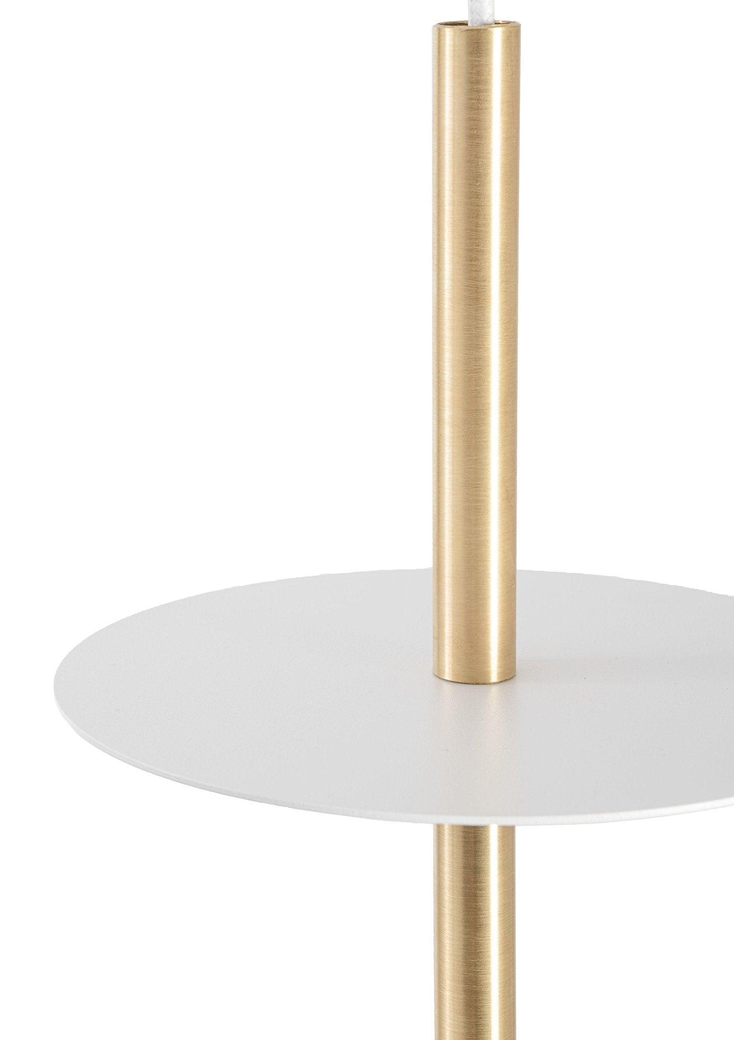 Lampa wisząca PLAAT biało-złoty Ummo Eye on Design