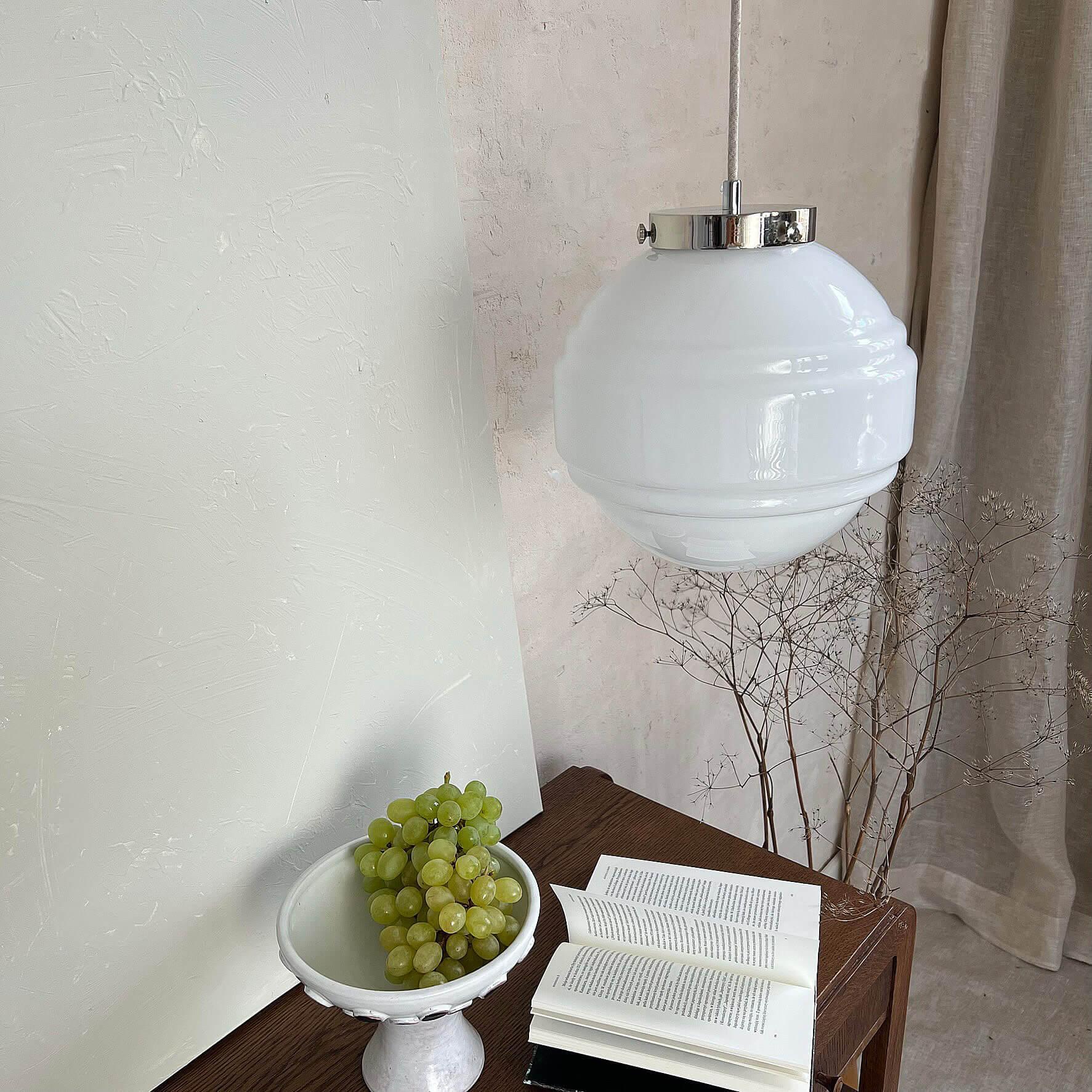 Lampa wisząca SATURN nikiel Embassy Interiors Eye on Design