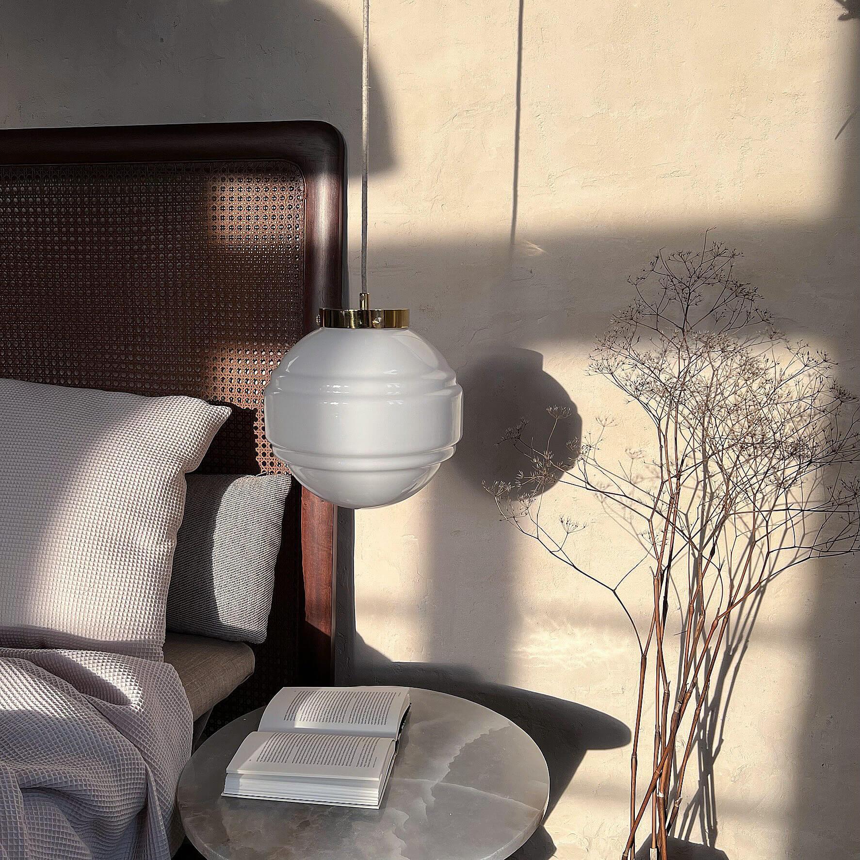 Lampa wisząca SATURN nikiel Embassy Interiors Eye on Design