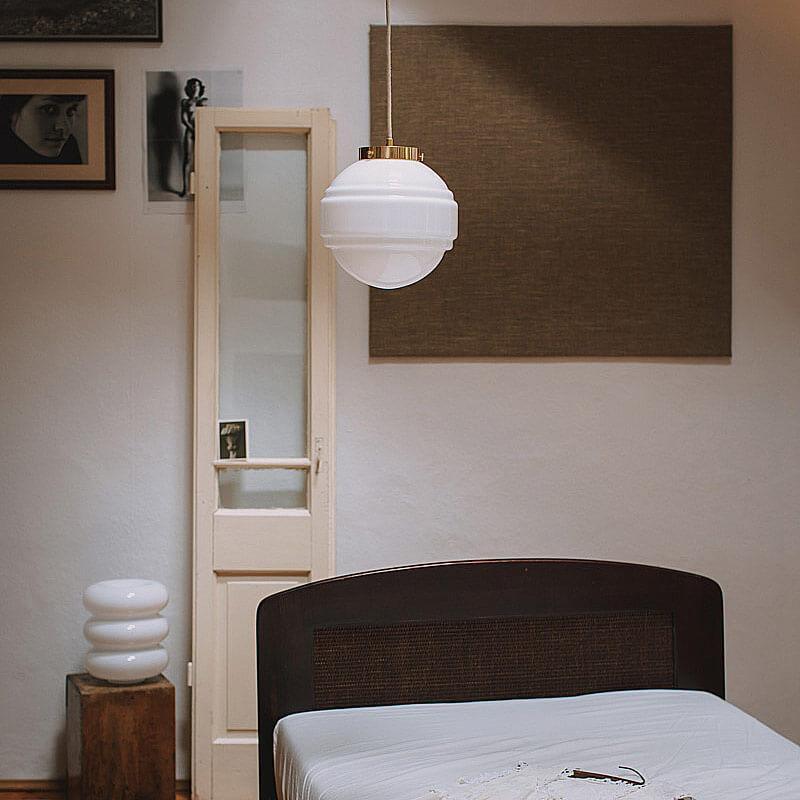 Lampa wisząca SATURN nikiel Embassy Interiors Eye on Design