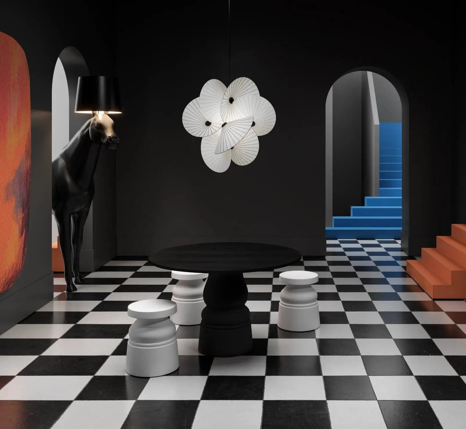 Lampa wisząca SERPENTINE LIGHT biały – Moooi
