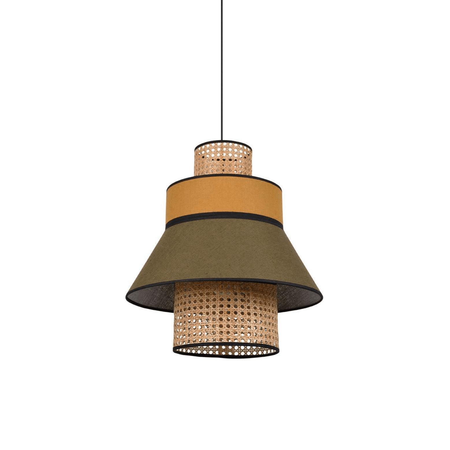 Lampa wisząca SINGAPOUR XML/ML oliwkowy Market Set Eye on Design