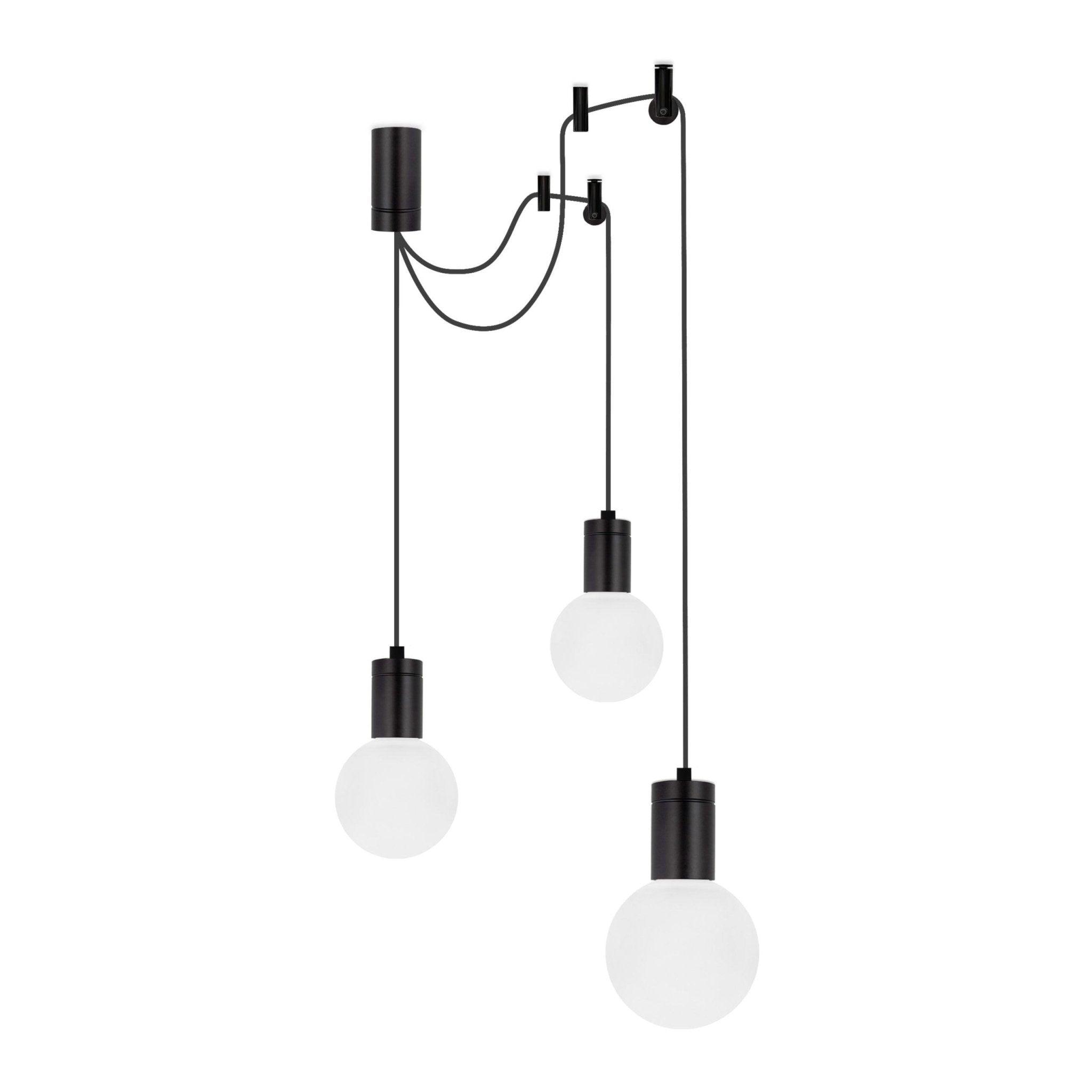 Lampa wisząca SOLITARIO czarny Contardi Eye on Design