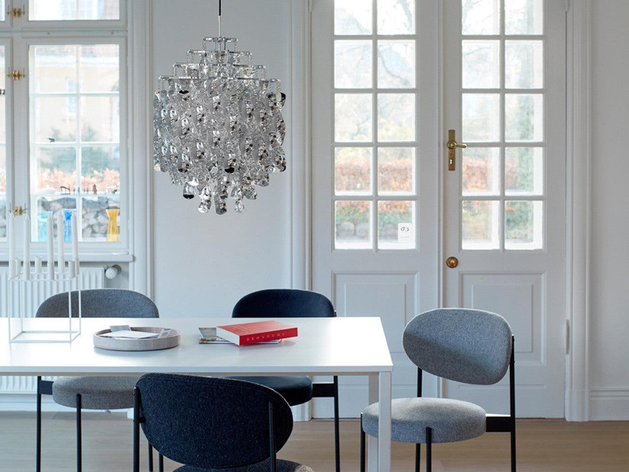 Lampa wisząca SPIRAL SP01 srebrny Verpan Eye on Design