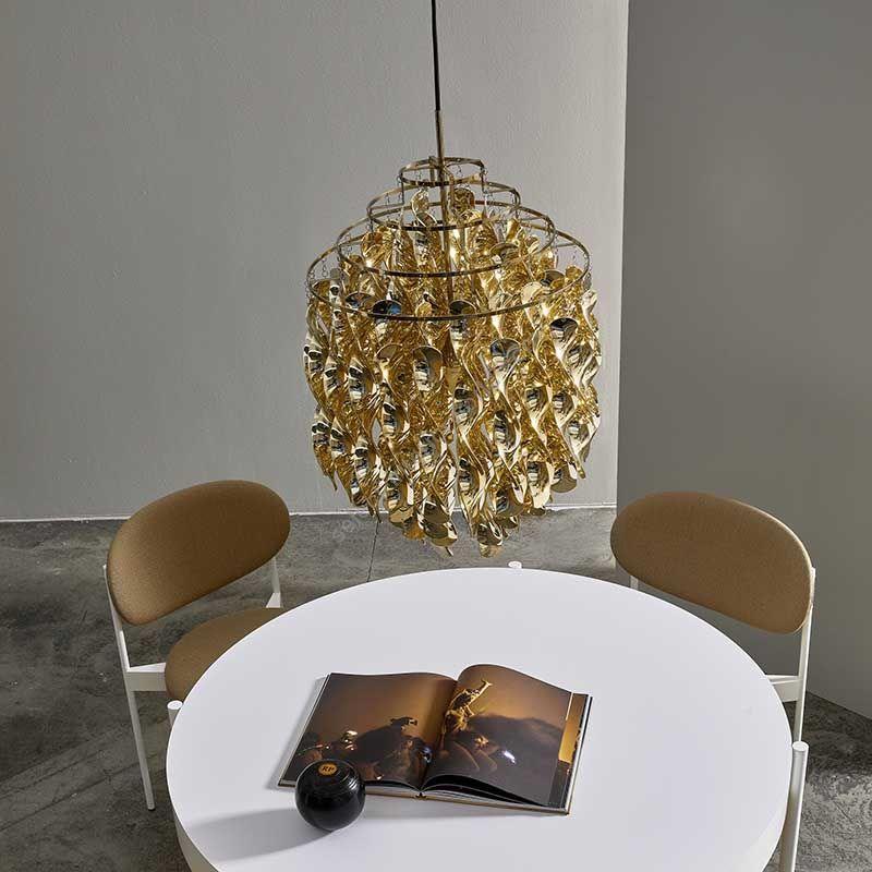 Lampa wisząca SPIRAL SP01 złoty Verpan Eye on Design