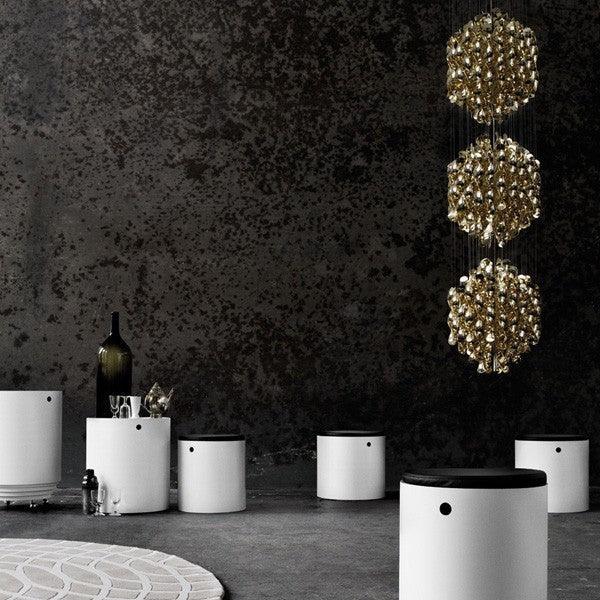 Lampa wisząca SPIRAL SP3 złoty Verpan Eye on Design