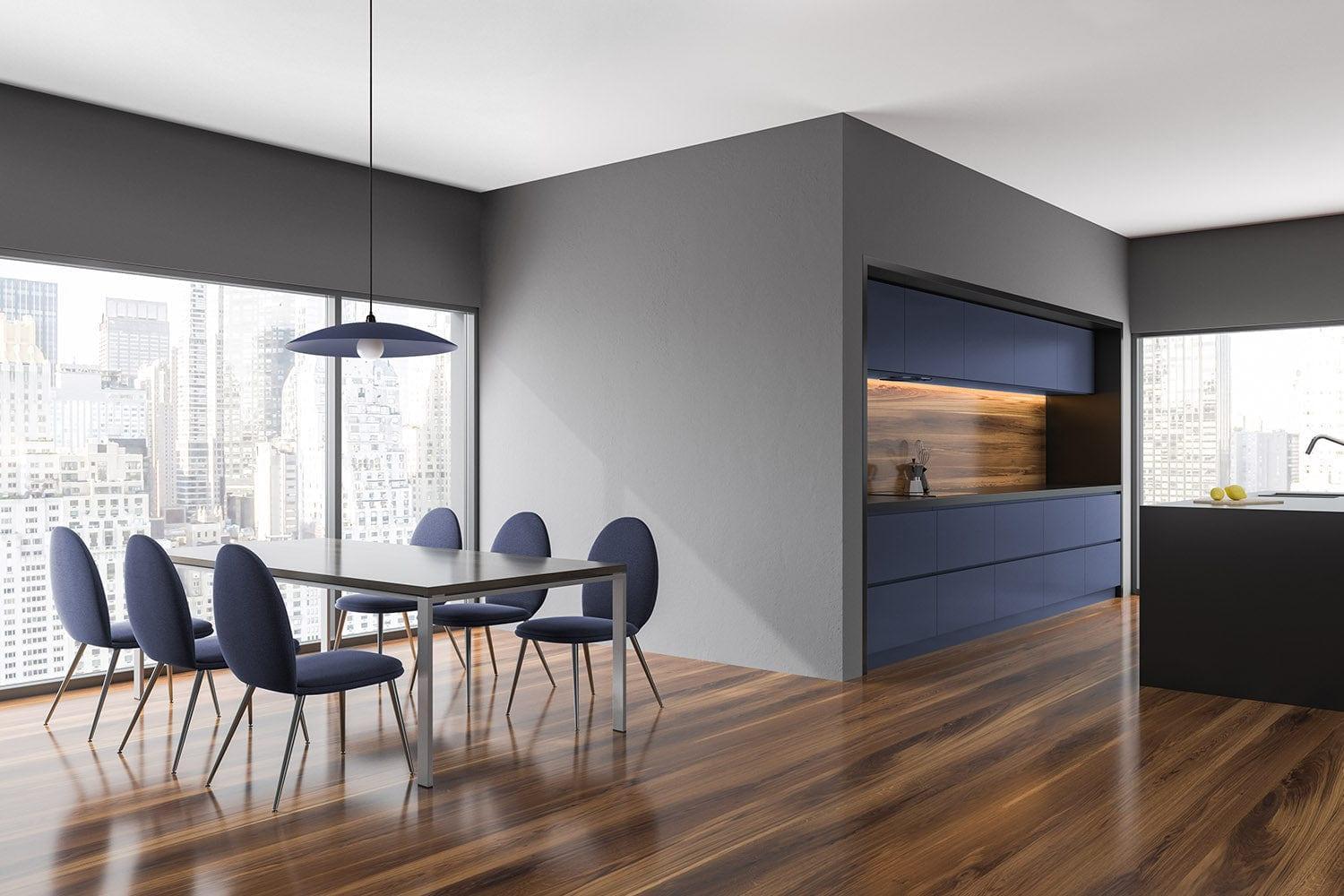 Lampa wisząca SPUTNIK niebieska Loftlight Eye on Design