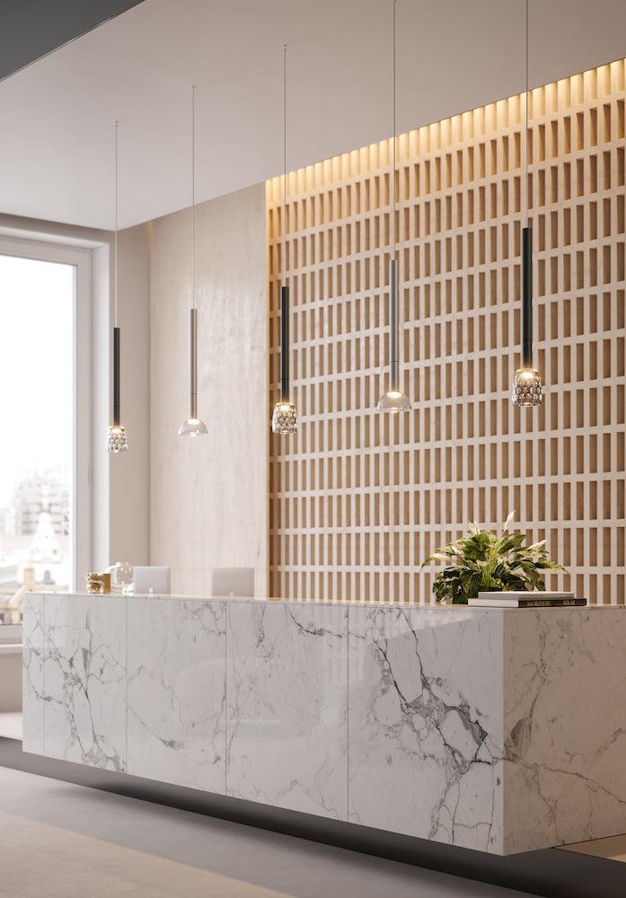 Lampa wisząca TENEBRA różowe złoto Contardi Eye on Design