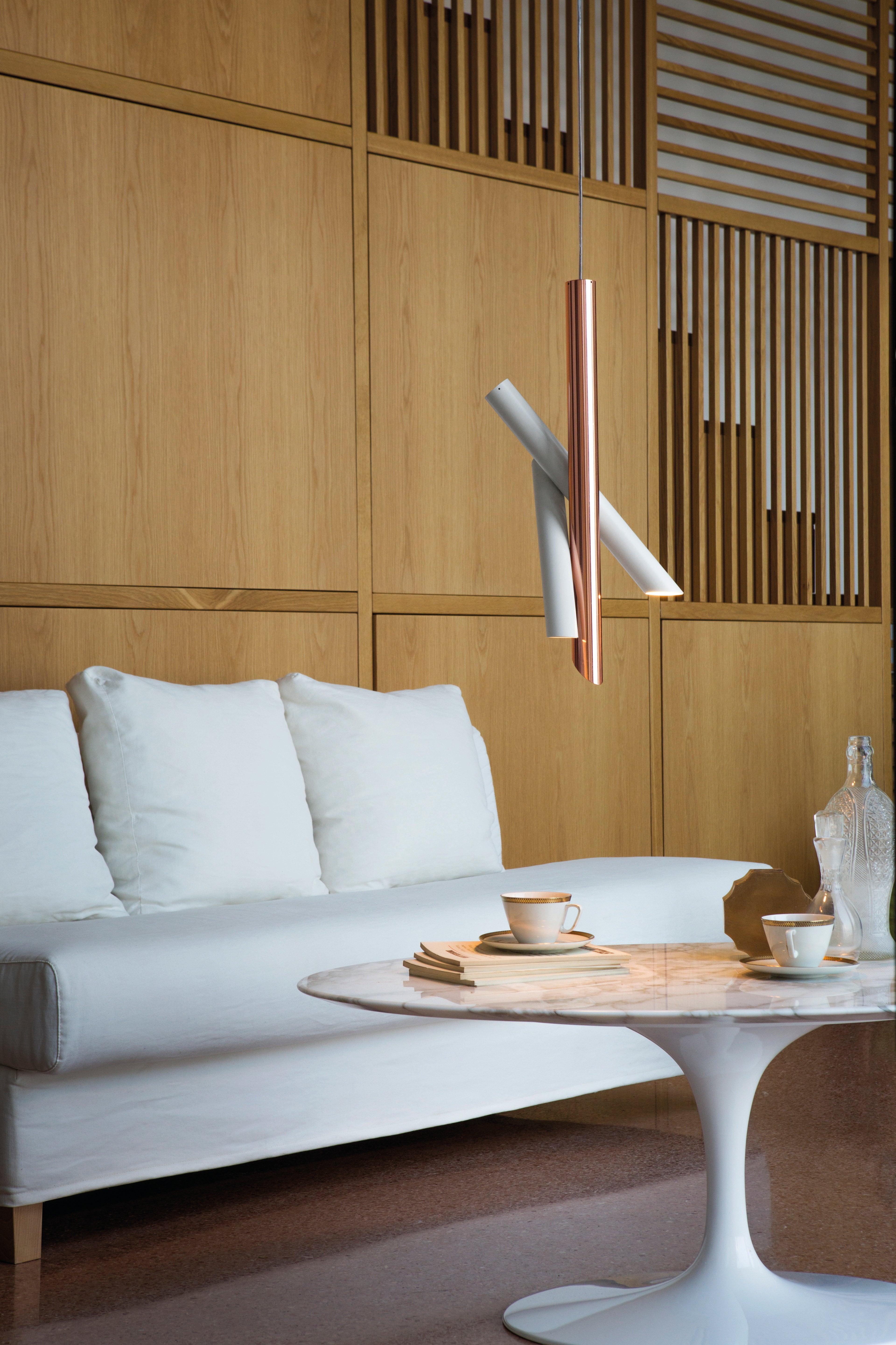 Lampa wisząca TUBES 3 – styl minimalistyczny