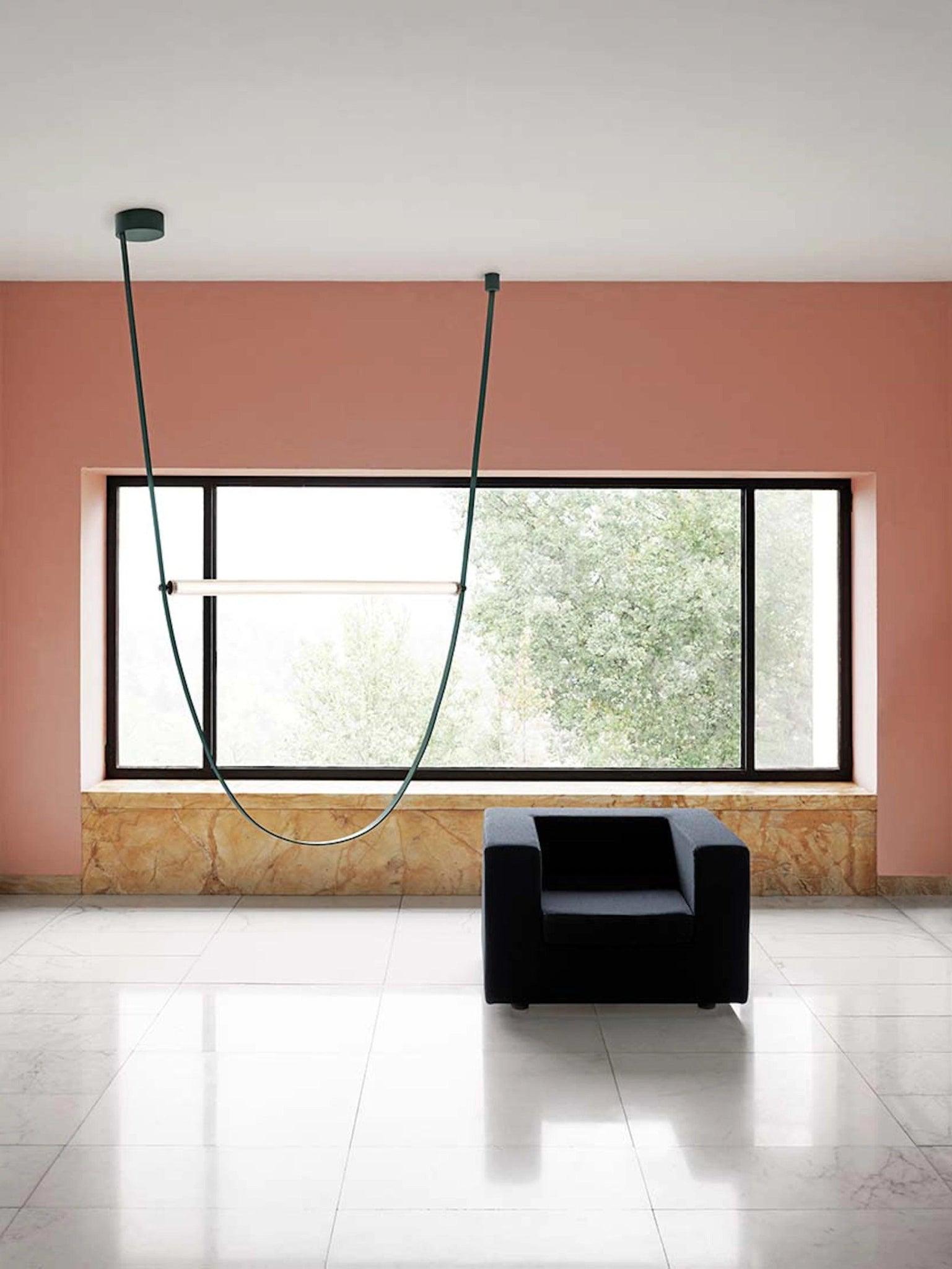 Lampa wisząca WIRELINE zielony Flos Eye on Design