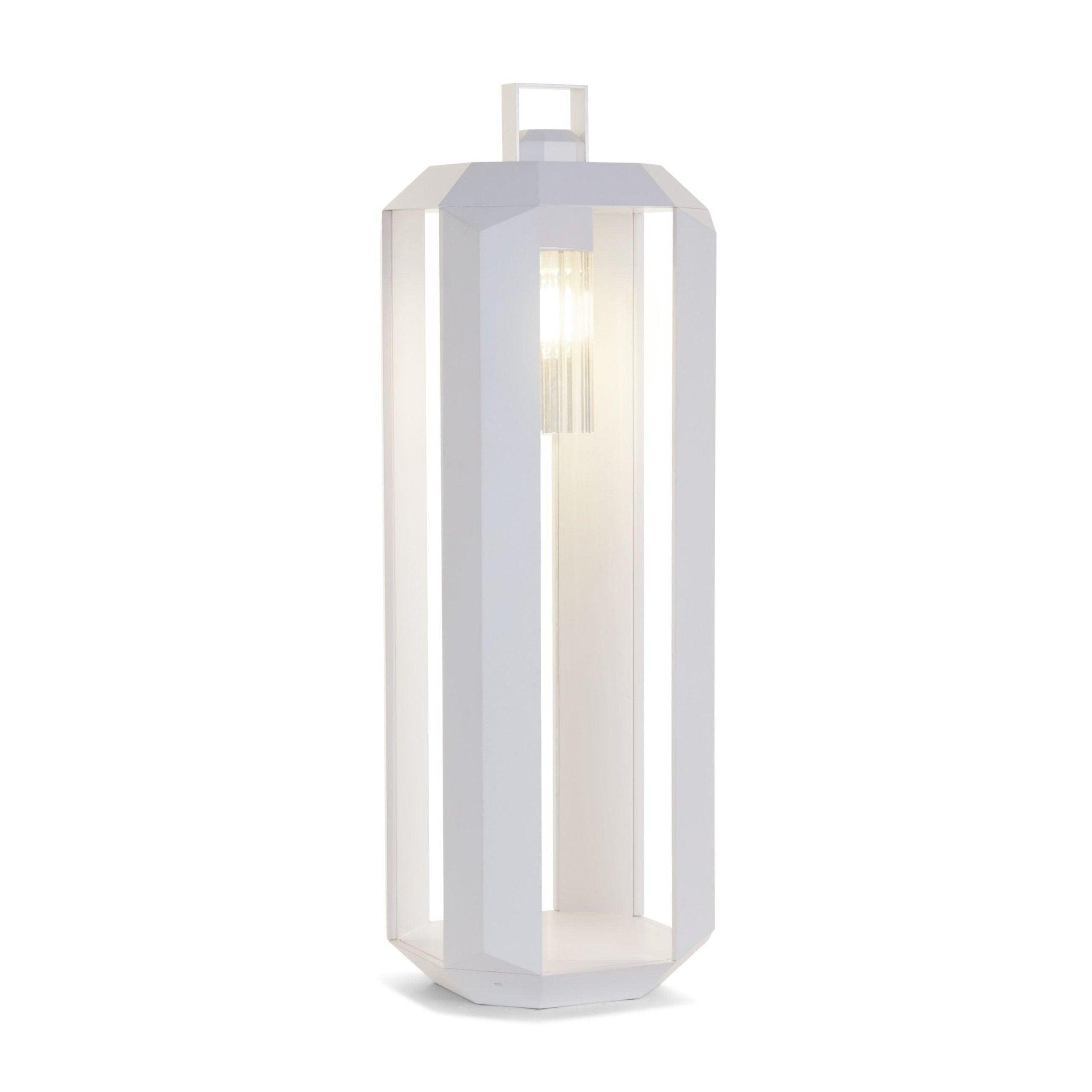 Lampa zewnętrzna akumulatorowa CUBE BATTERY biały – Contardi